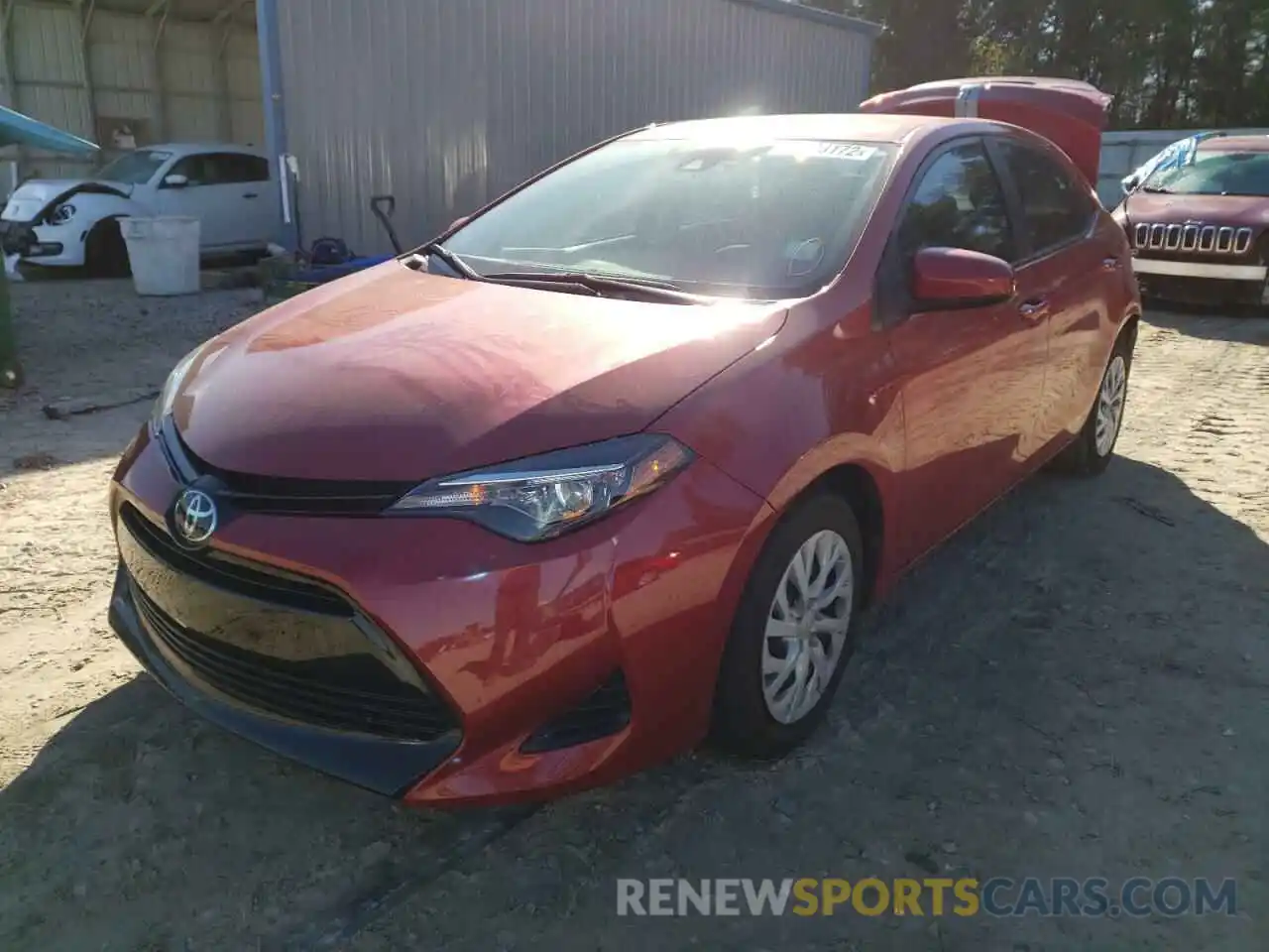 2 Photograph of a damaged car 5YFBURHEXKP877704 TOYOTA COROLLA 2019