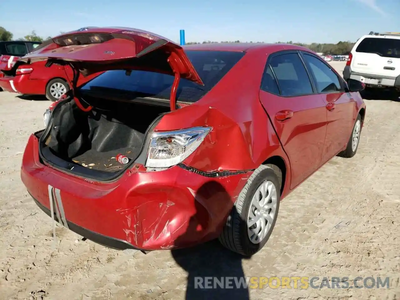 4 Photograph of a damaged car 5YFBURHEXKP877704 TOYOTA COROLLA 2019