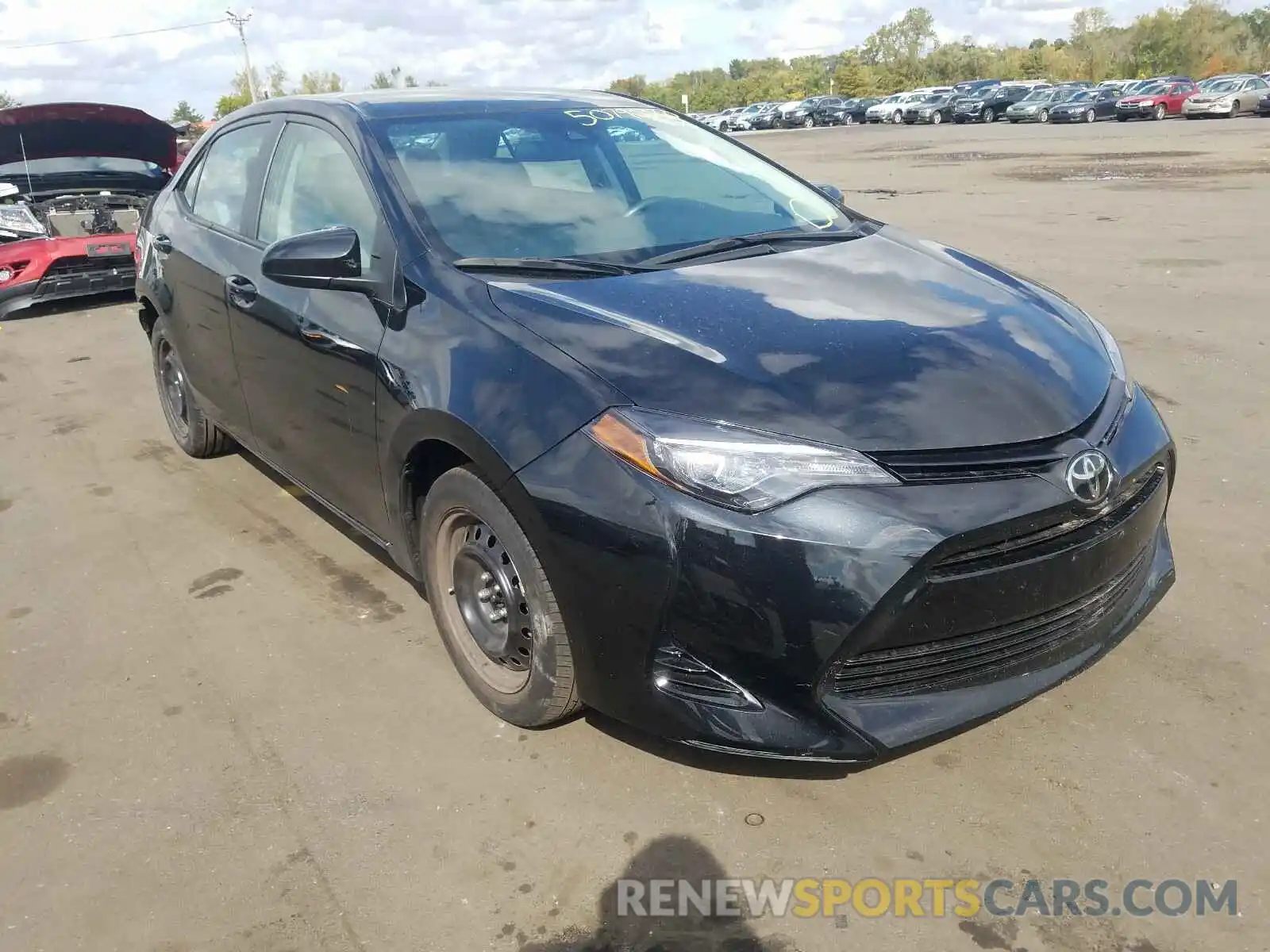 1 Photograph of a damaged car 5YFBURHEXKP877833 TOYOTA COROLLA 2019