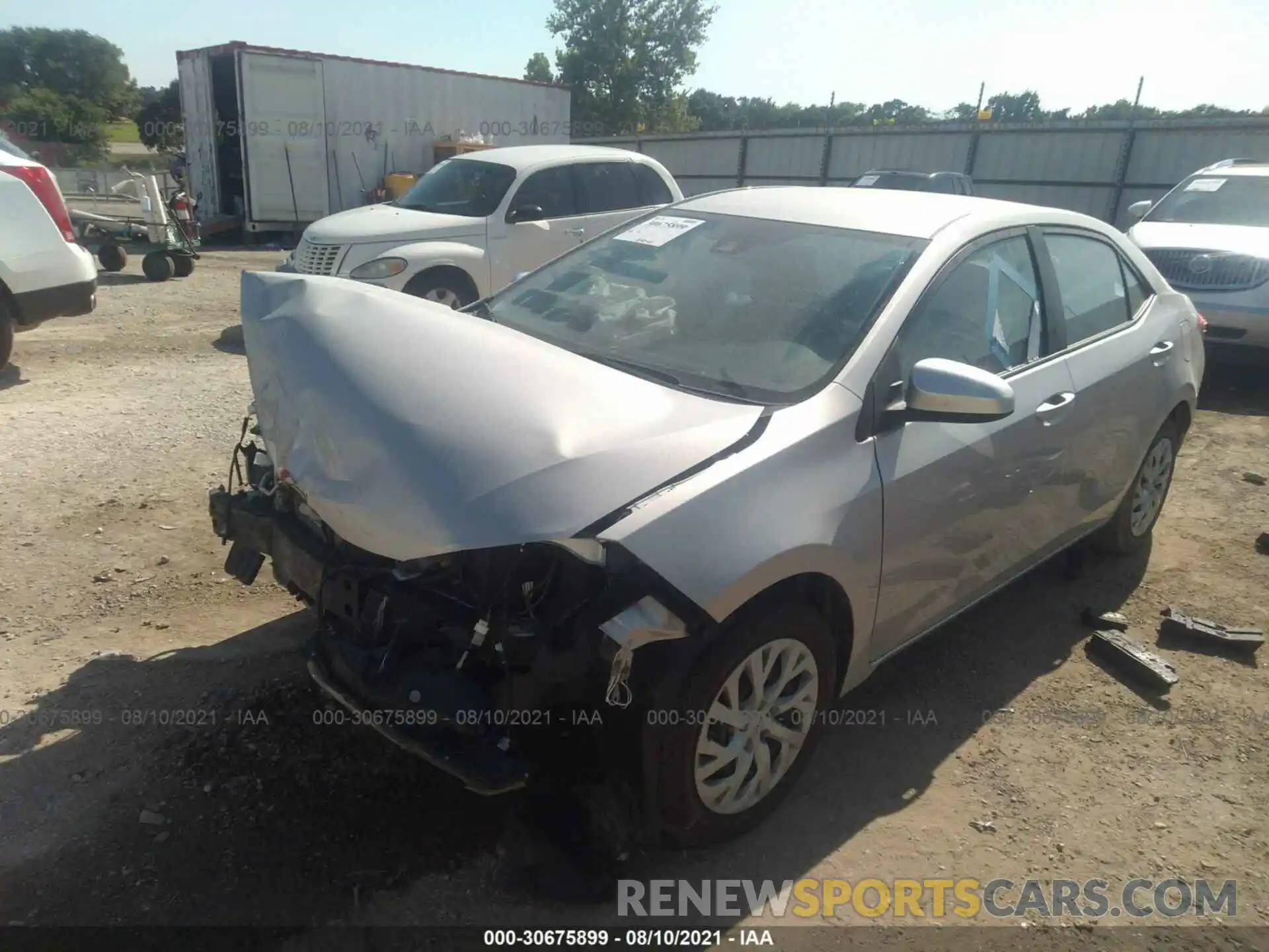 2 Photograph of a damaged car 5YFBURHEXKP877928 TOYOTA COROLLA 2019