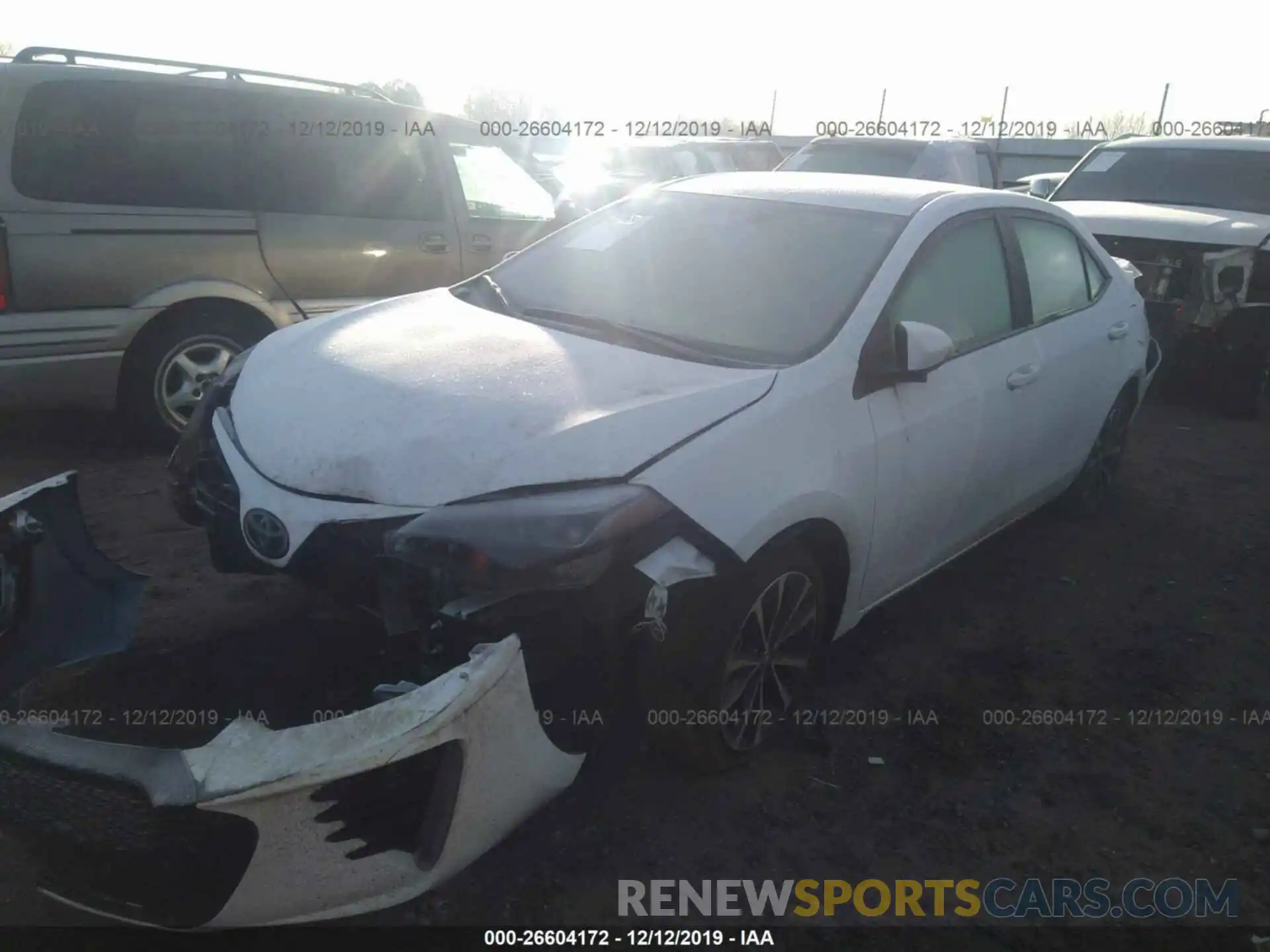 2 Photograph of a damaged car 5YFBURHEXKP878013 TOYOTA COROLLA 2019