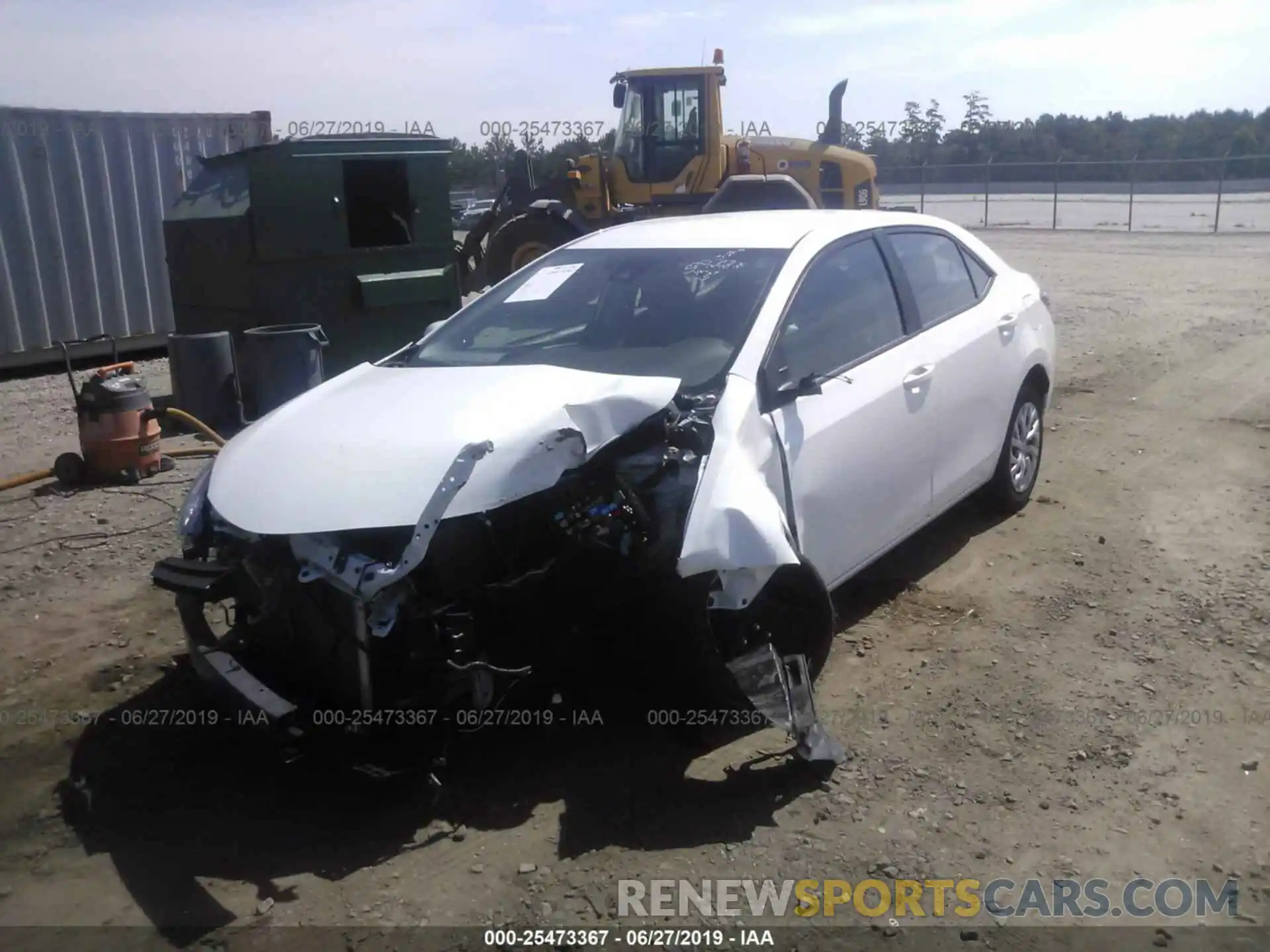 2 Photograph of a damaged car 5YFBURHEXKP878142 TOYOTA COROLLA 2019