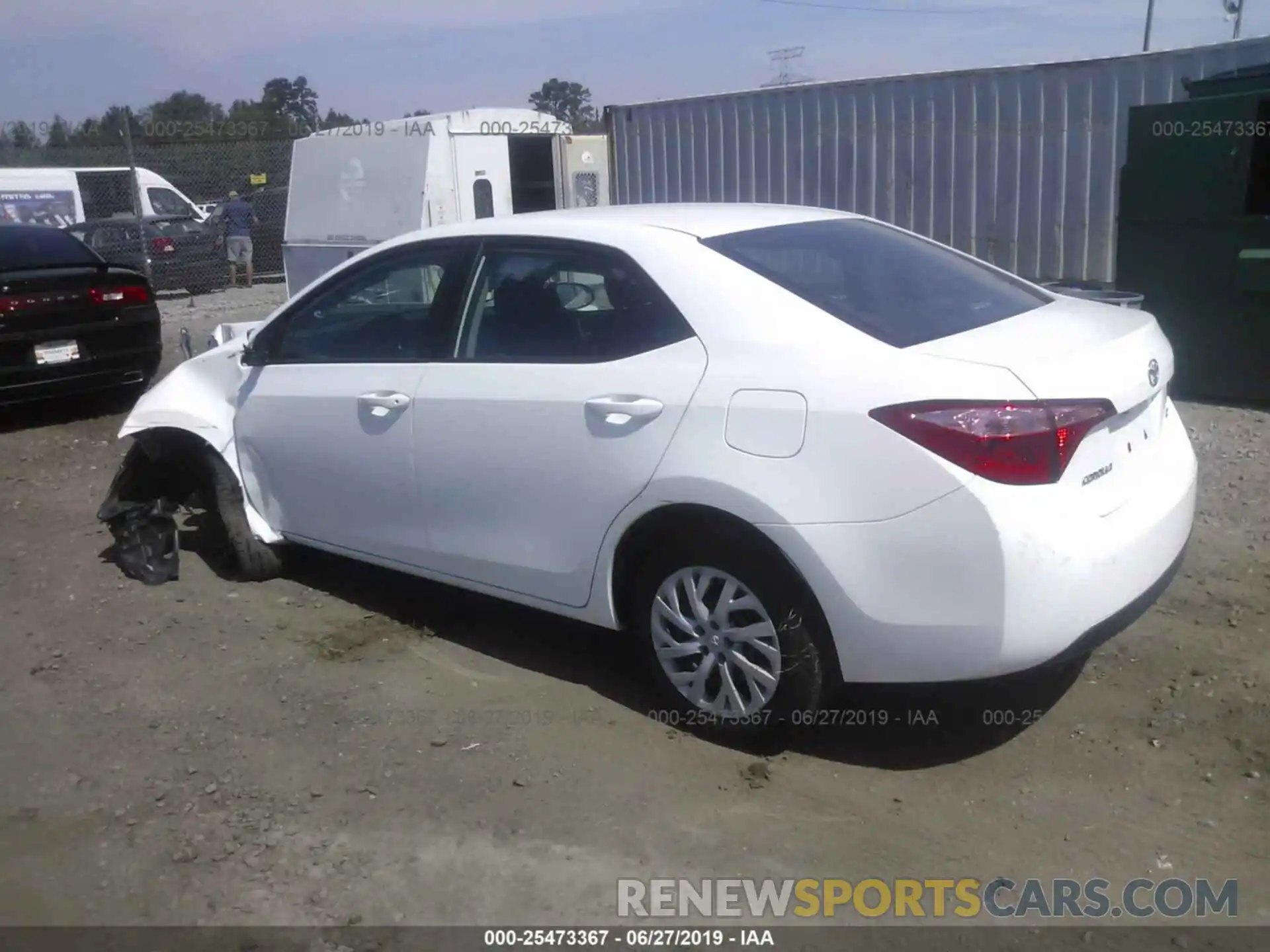 3 Photograph of a damaged car 5YFBURHEXKP878142 TOYOTA COROLLA 2019