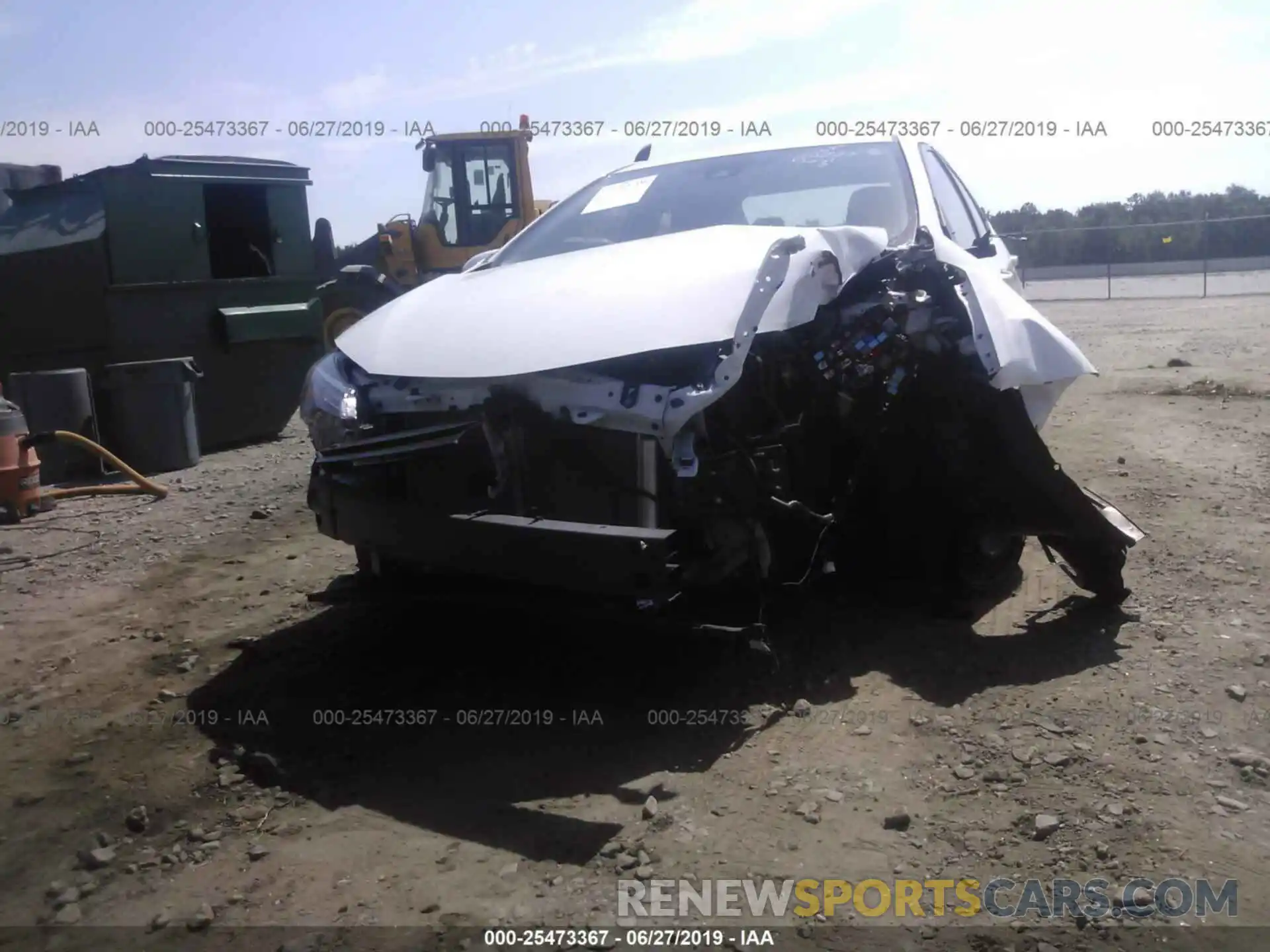 6 Photograph of a damaged car 5YFBURHEXKP878142 TOYOTA COROLLA 2019