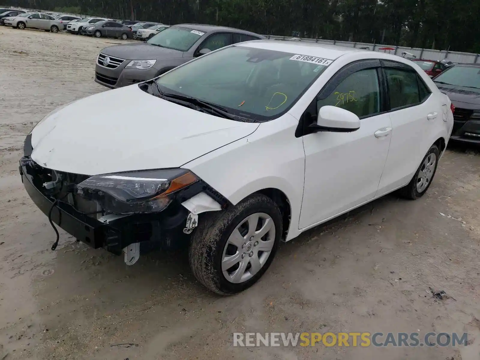 2 Photograph of a damaged car 5YFBURHEXKP878402 TOYOTA COROLLA 2019