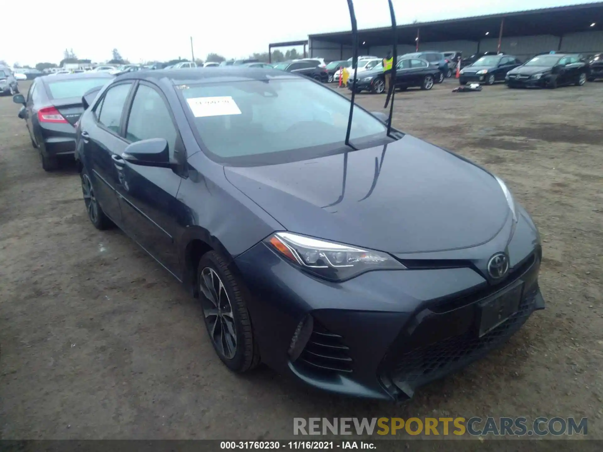 1 Photograph of a damaged car 5YFBURHEXKP878478 TOYOTA COROLLA 2019