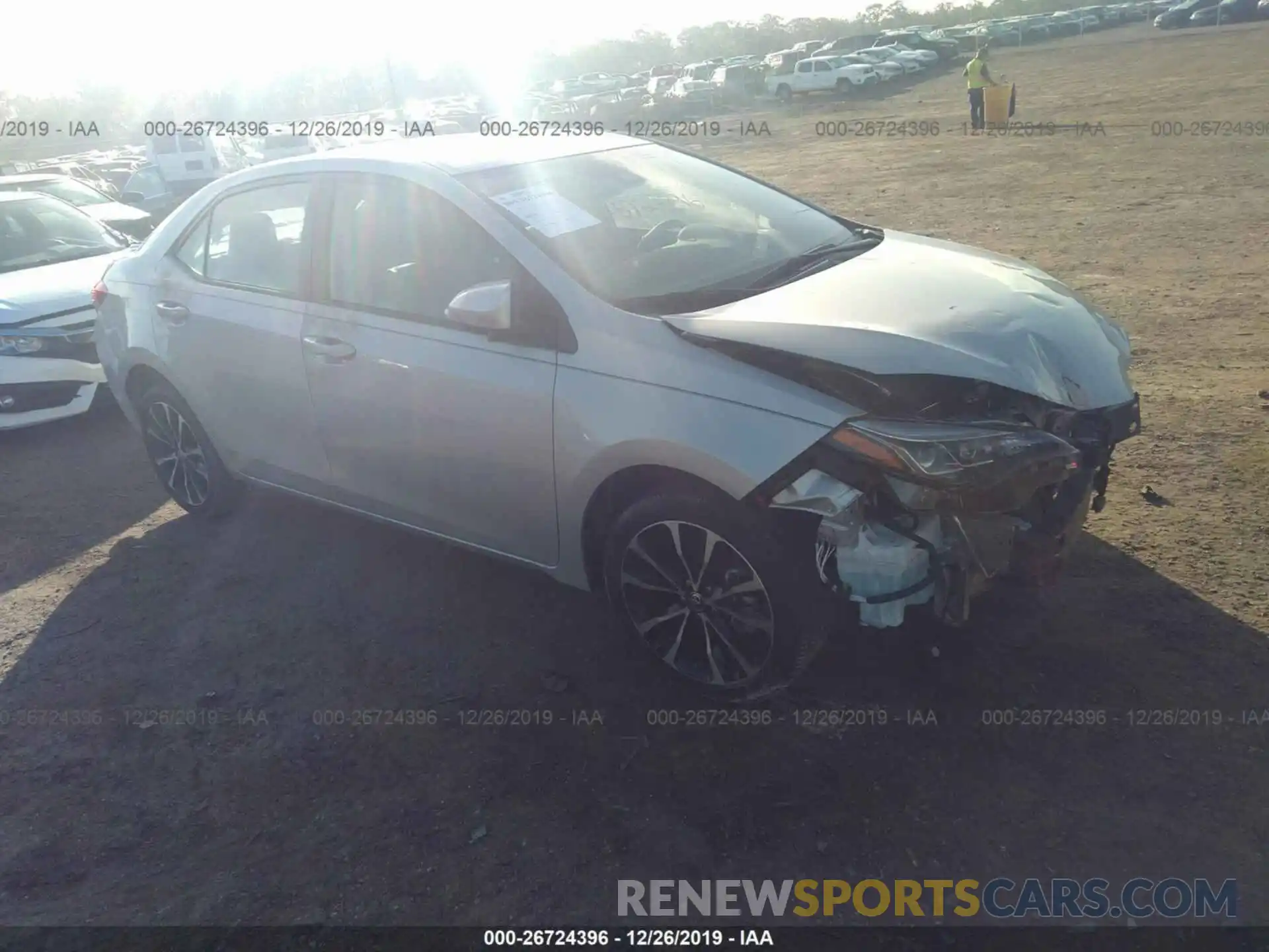 1 Photograph of a damaged car 5YFBURHEXKP878481 TOYOTA COROLLA 2019