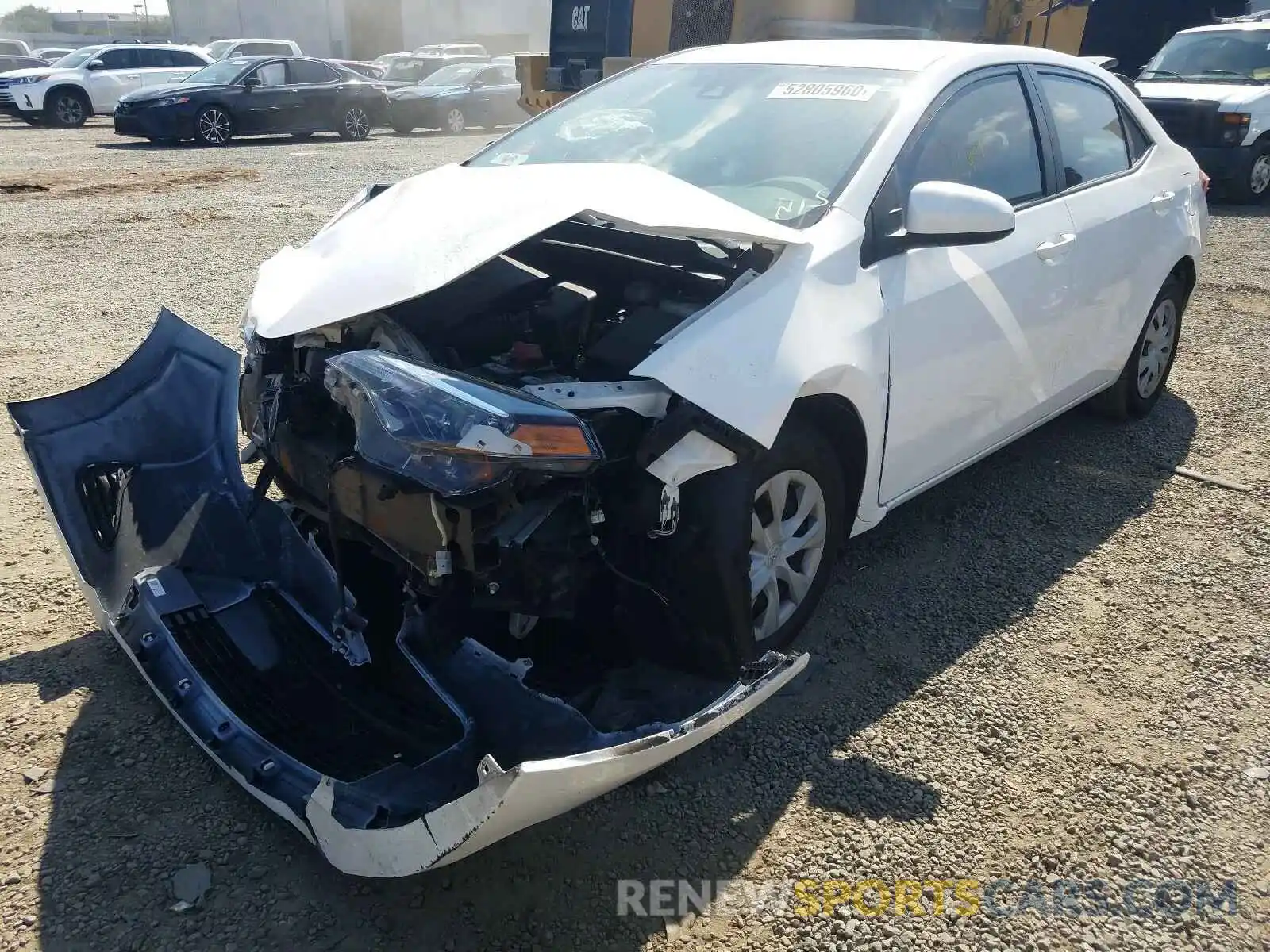 2 Photograph of a damaged car 5YFBURHEXKP878982 TOYOTA COROLLA 2019