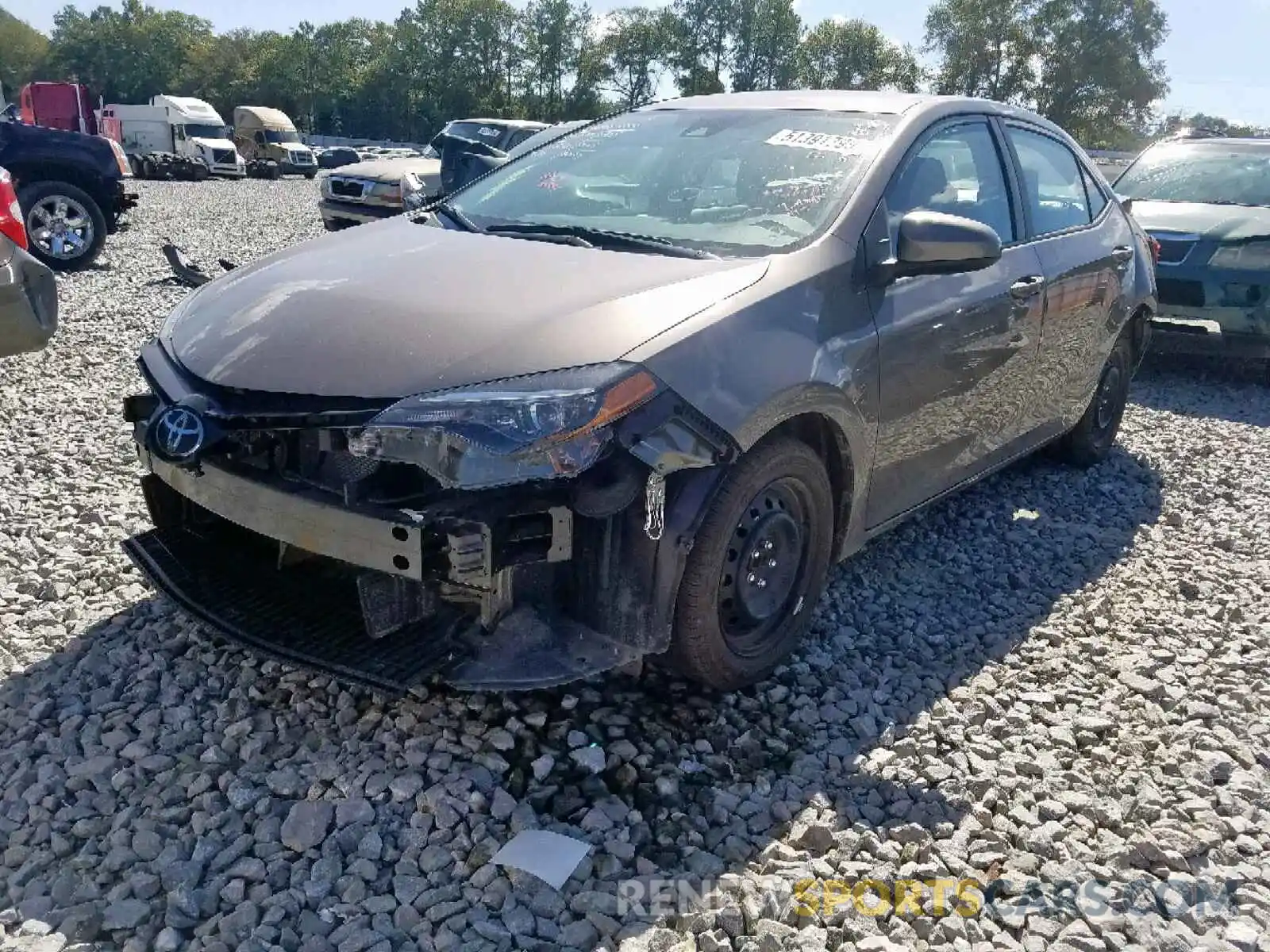 2 Photograph of a damaged car 5YFBURHEXKP879095 TOYOTA COROLLA 2019