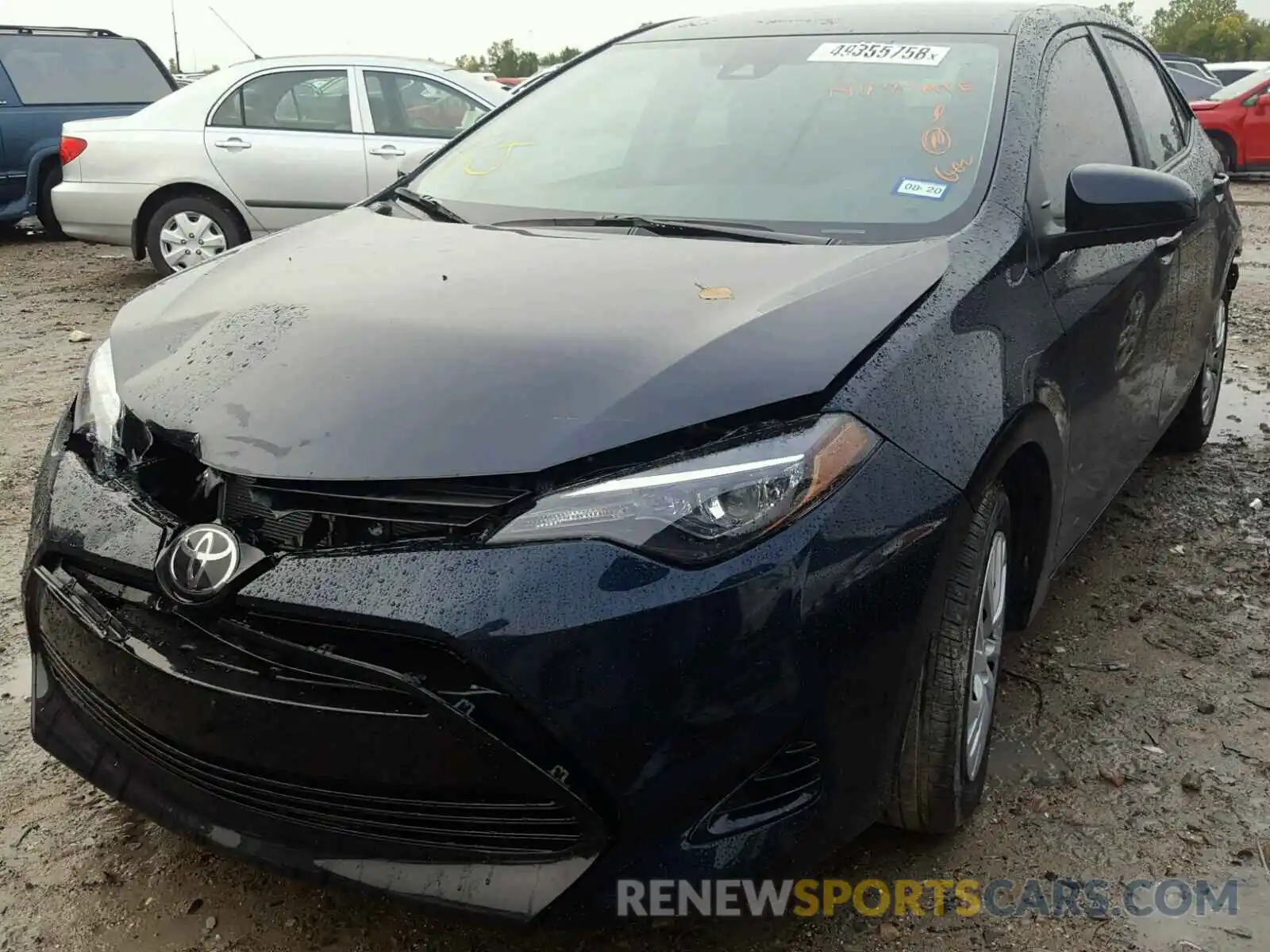 2 Photograph of a damaged car 5YFBURHEXKP879257 TOYOTA COROLLA 2019