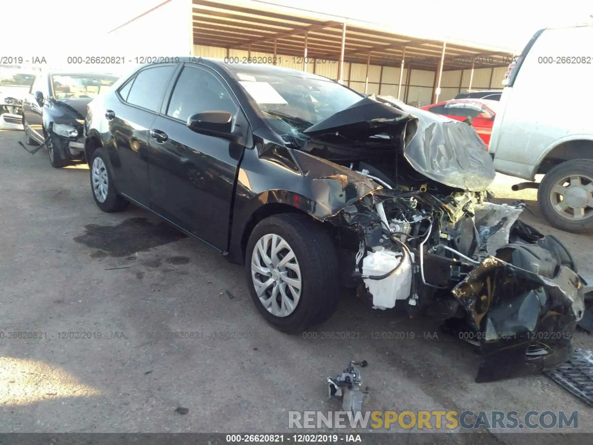 1 Photograph of a damaged car 5YFBURHEXKP879288 TOYOTA COROLLA 2019