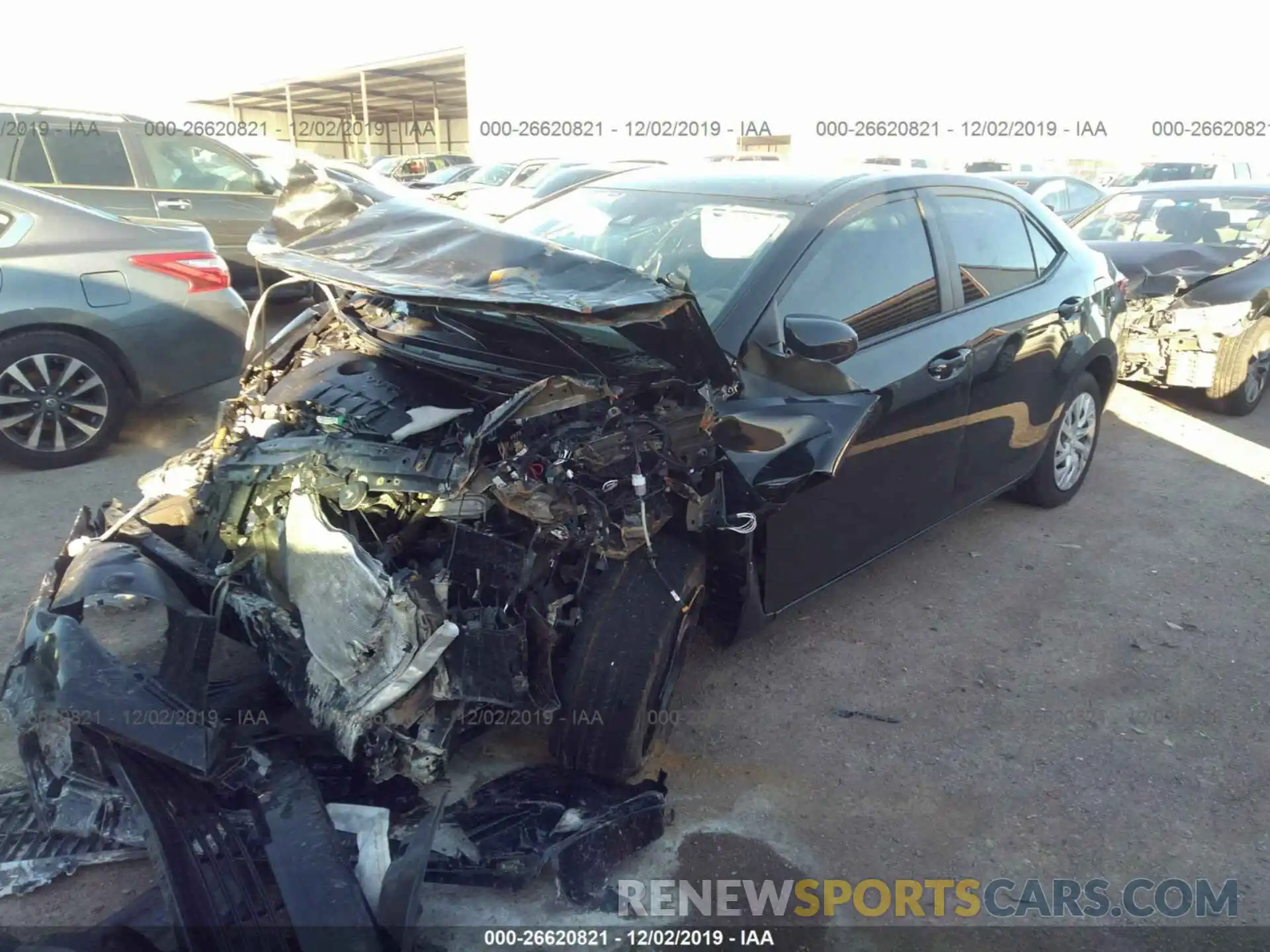 2 Photograph of a damaged car 5YFBURHEXKP879288 TOYOTA COROLLA 2019