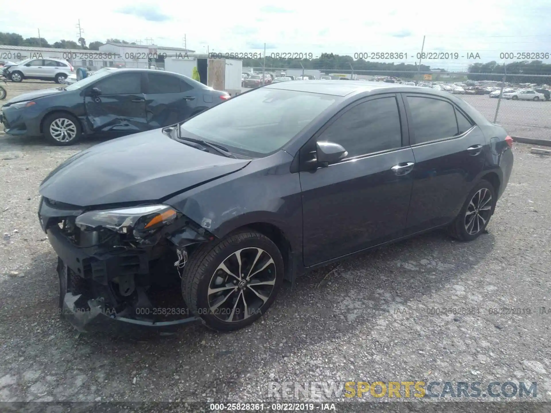 2 Photograph of a damaged car 5YFBURHEXKP879369 TOYOTA COROLLA 2019