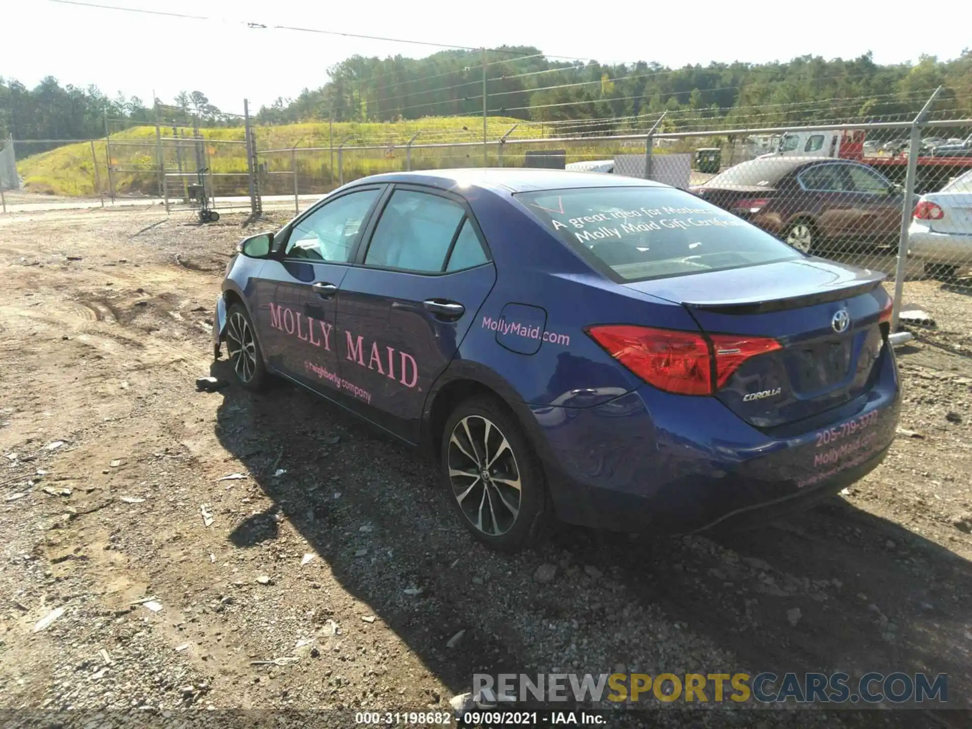 3 Photograph of a damaged car 5YFBURHEXKP879629 TOYOTA COROLLA 2019