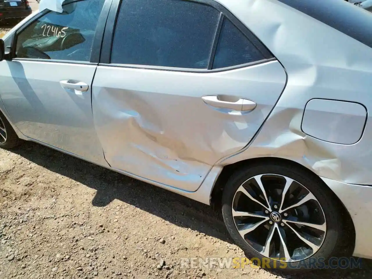 9 Photograph of a damaged car 5YFBURHEXKP879632 TOYOTA COROLLA 2019