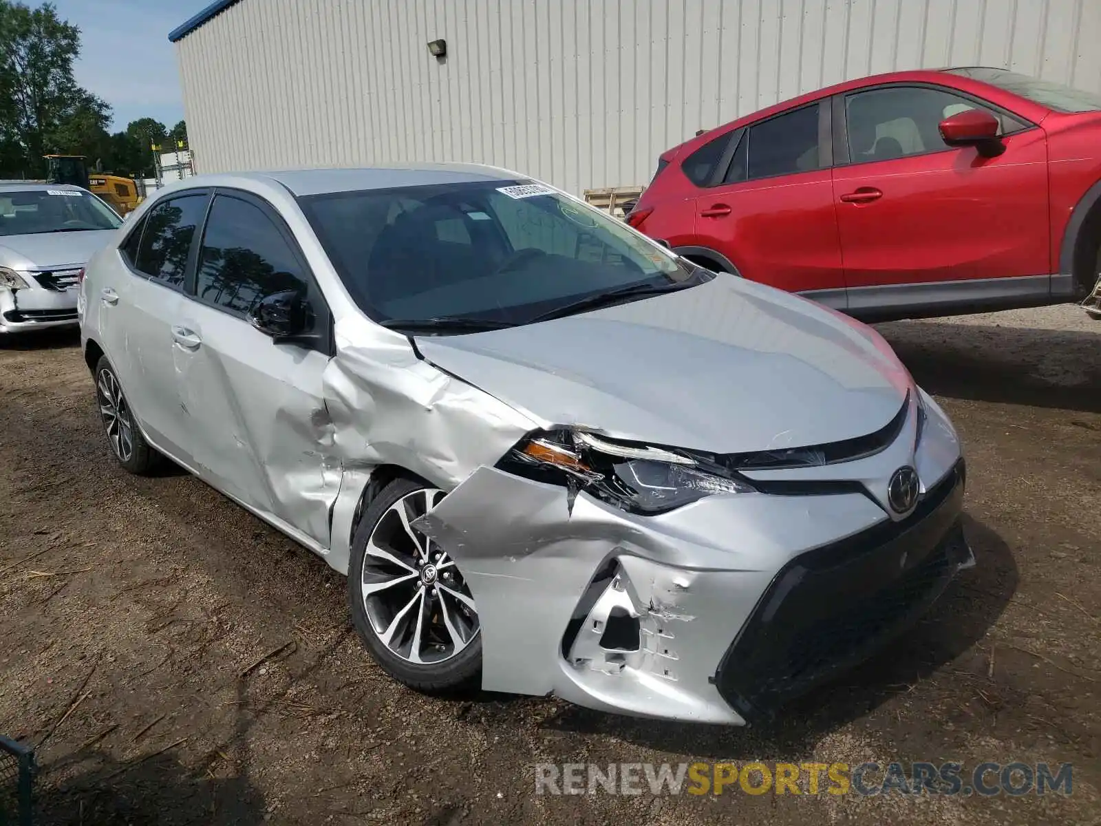 1 Photograph of a damaged car 5YFBURHEXKP880019 TOYOTA COROLLA 2019