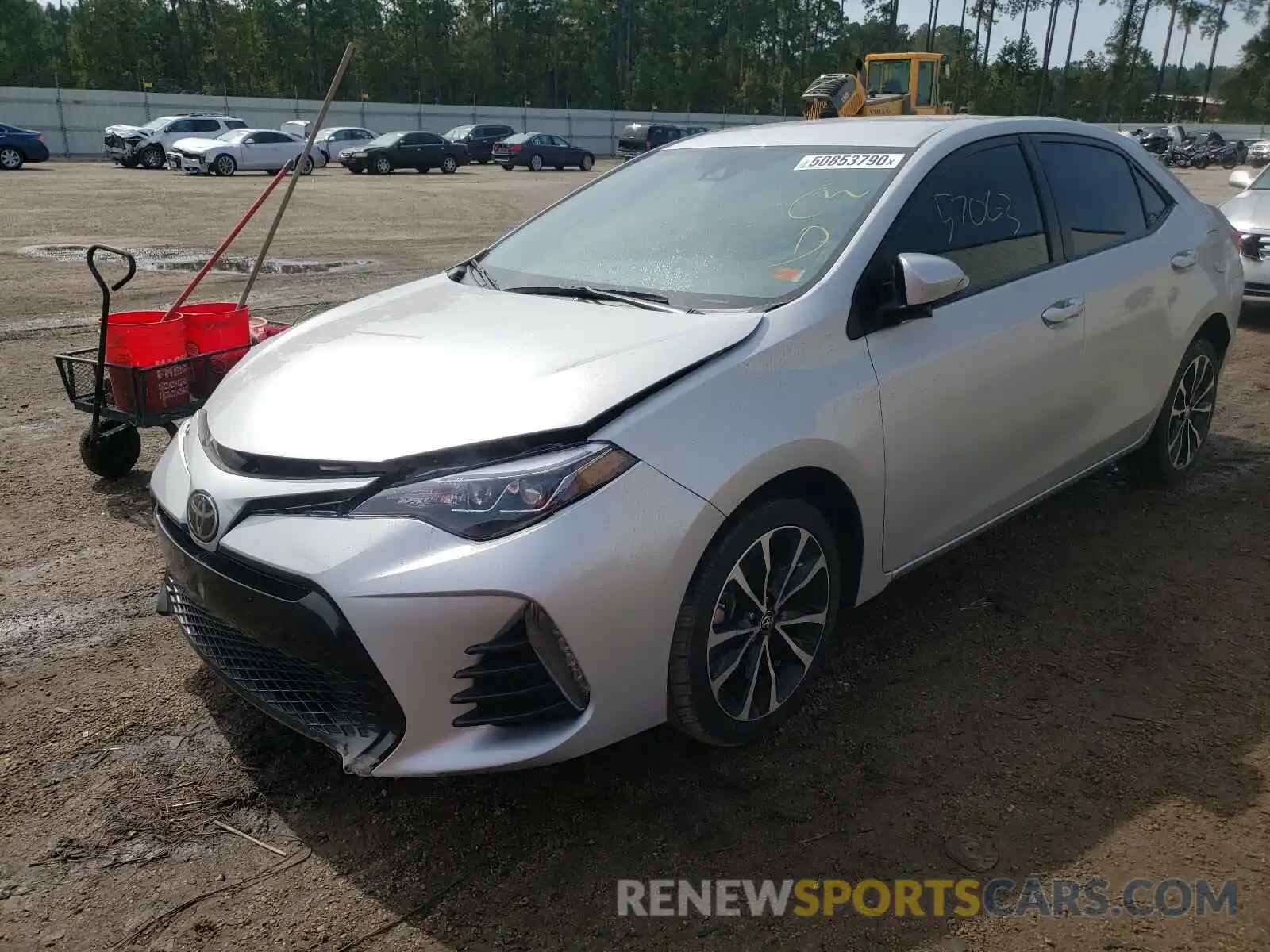 2 Photograph of a damaged car 5YFBURHEXKP880019 TOYOTA COROLLA 2019