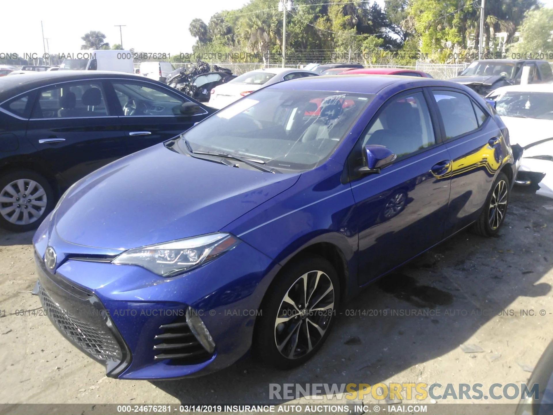 2 Photograph of a damaged car 5YFBURHEXKP880053 TOYOTA COROLLA 2019