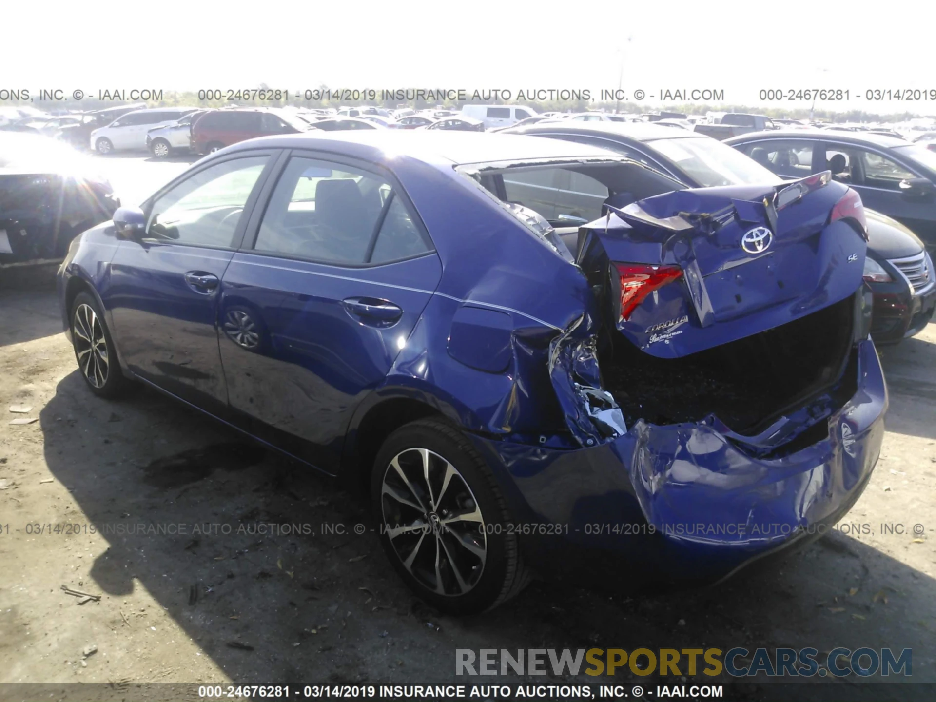 3 Photograph of a damaged car 5YFBURHEXKP880053 TOYOTA COROLLA 2019