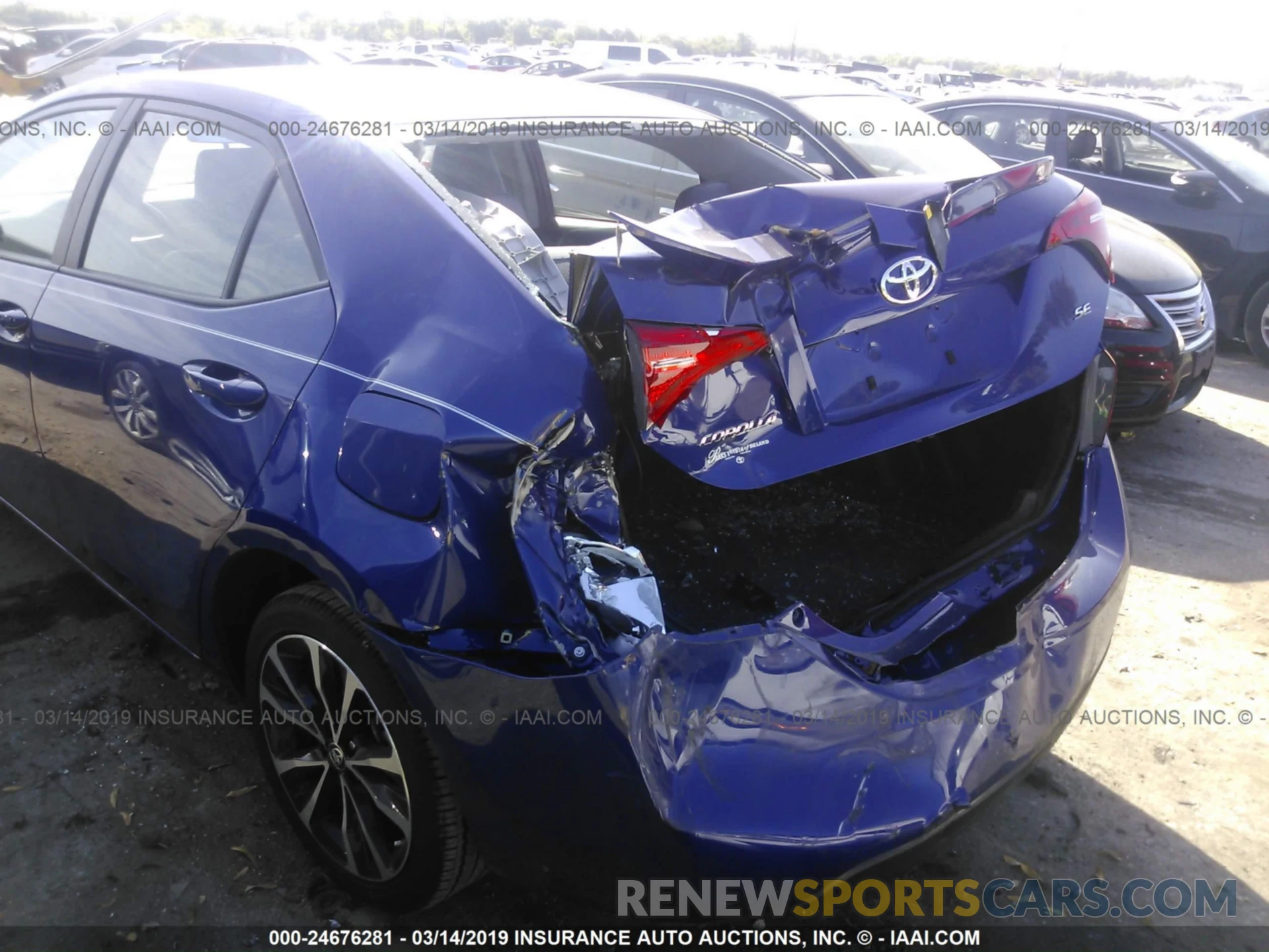 6 Photograph of a damaged car 5YFBURHEXKP880053 TOYOTA COROLLA 2019