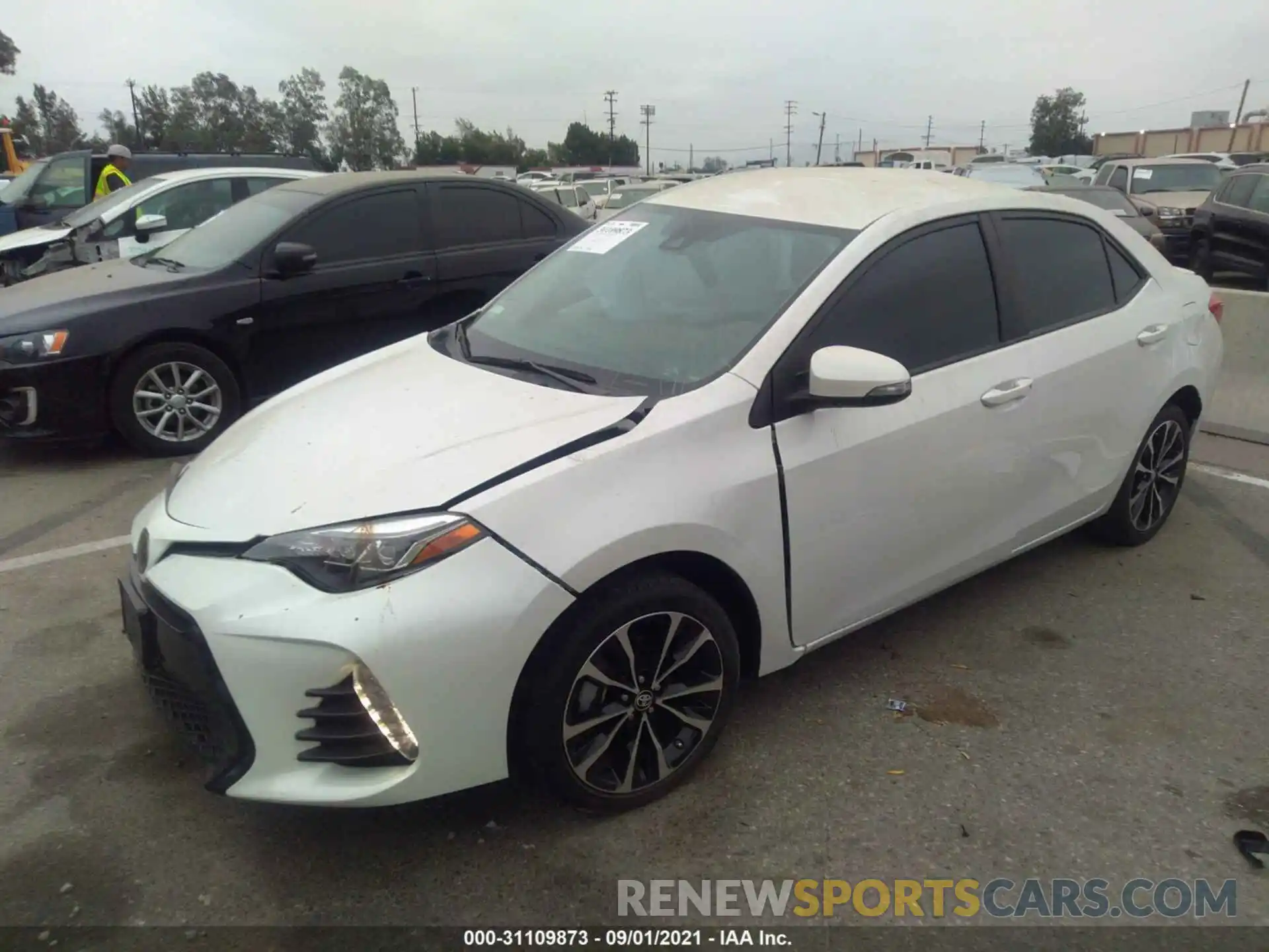 2 Photograph of a damaged car 5YFBURHEXKP880120 TOYOTA COROLLA 2019