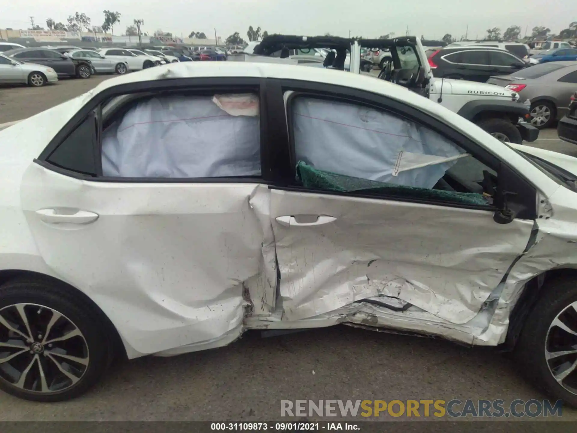 6 Photograph of a damaged car 5YFBURHEXKP880120 TOYOTA COROLLA 2019