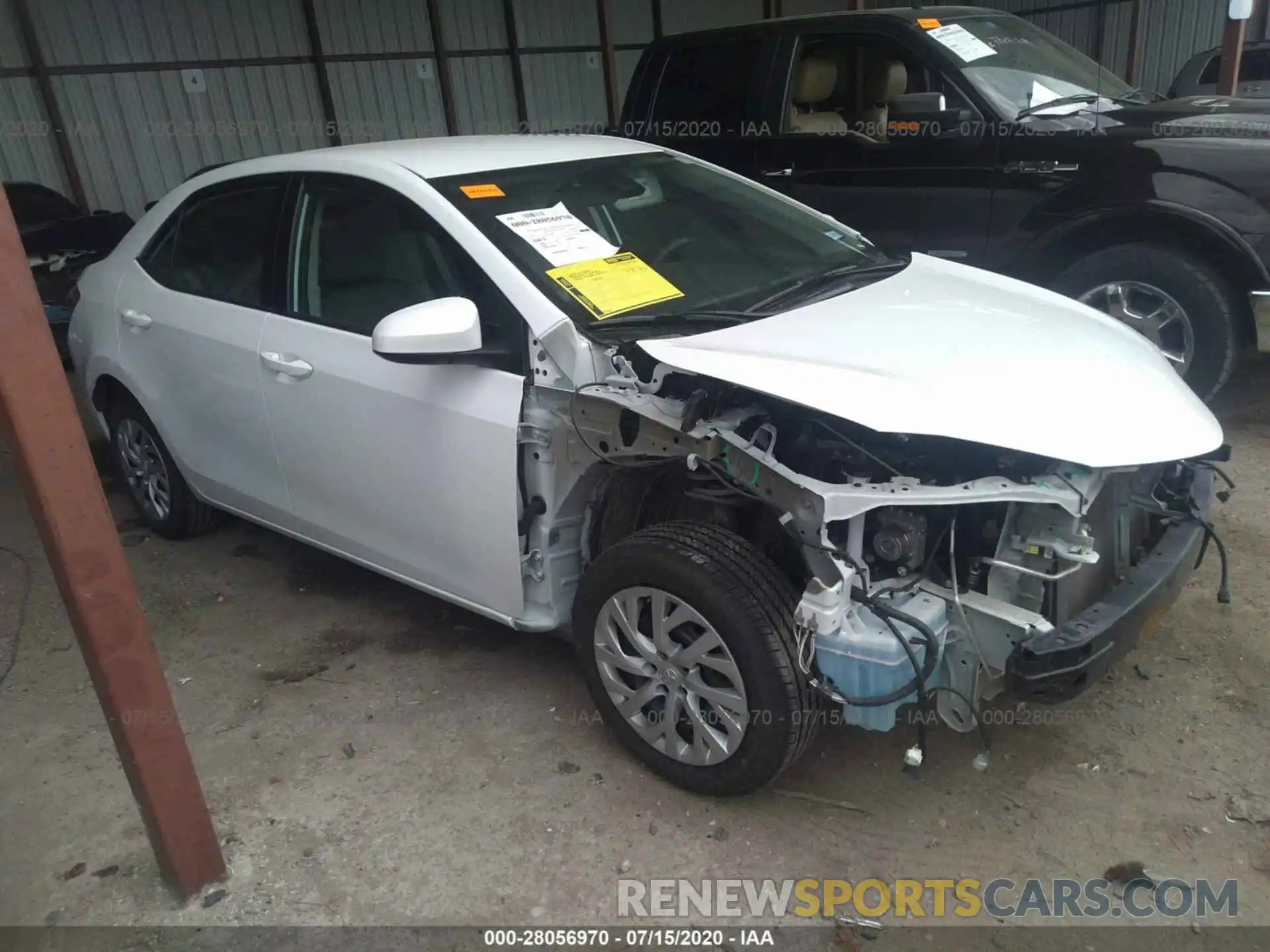 1 Photograph of a damaged car 5YFBURHEXKP880862 TOYOTA COROLLA 2019