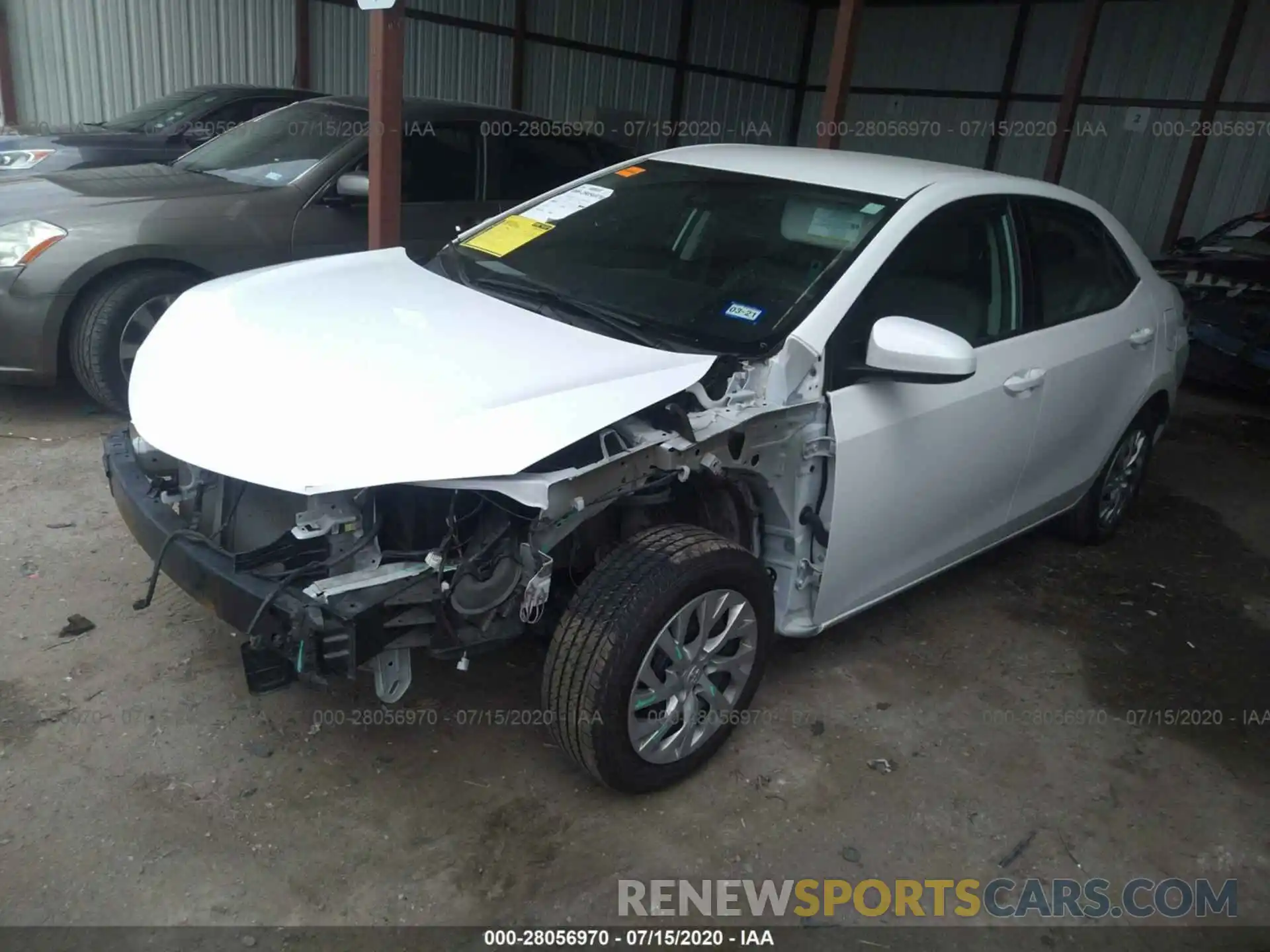 2 Photograph of a damaged car 5YFBURHEXKP880862 TOYOTA COROLLA 2019