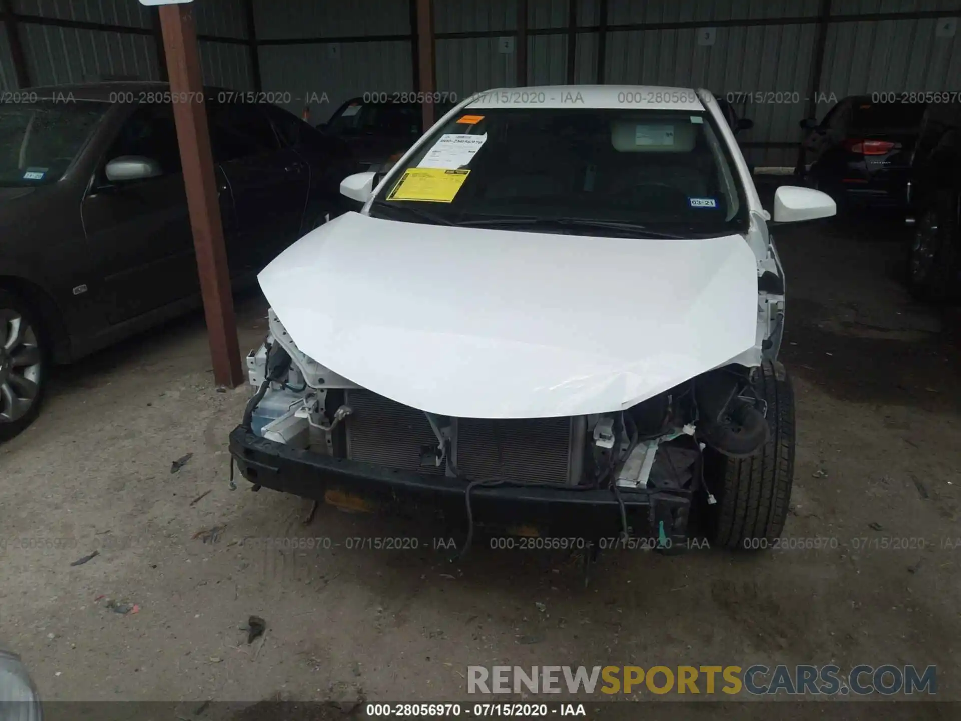 6 Photograph of a damaged car 5YFBURHEXKP880862 TOYOTA COROLLA 2019