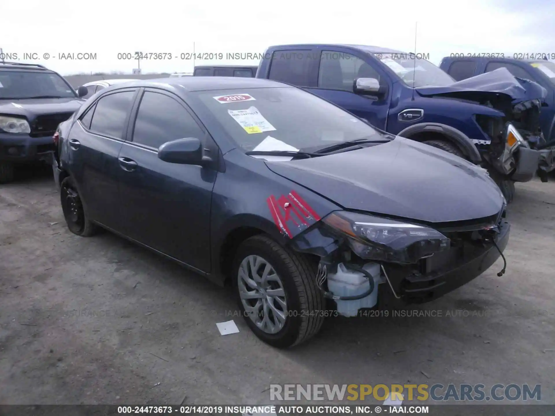 1 Photograph of a damaged car 5YFBURHEXKP880912 TOYOTA COROLLA 2019