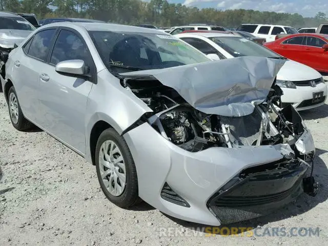 1 Photograph of a damaged car 5YFBURHEXKP881459 TOYOTA COROLLA 2019