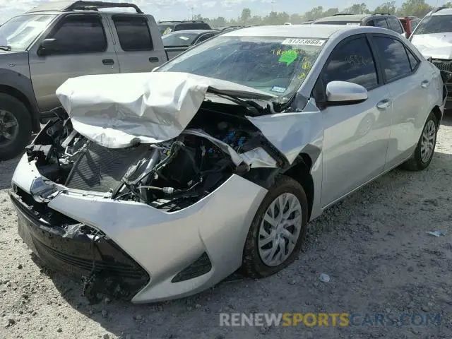 2 Photograph of a damaged car 5YFBURHEXKP881459 TOYOTA COROLLA 2019