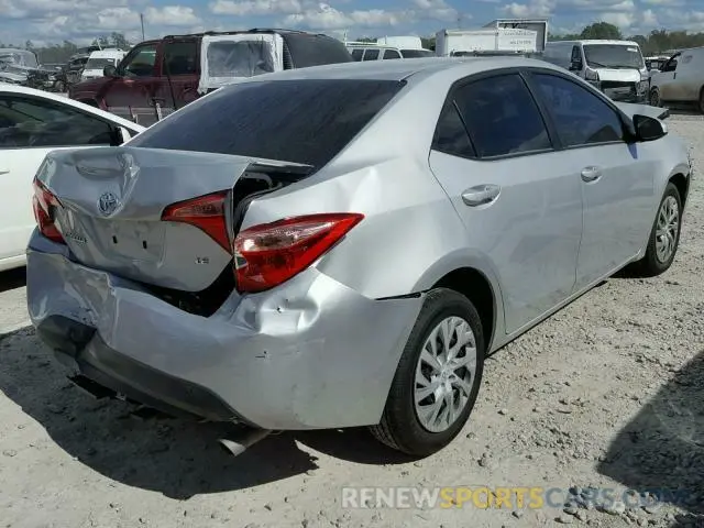 4 Photograph of a damaged car 5YFBURHEXKP881459 TOYOTA COROLLA 2019