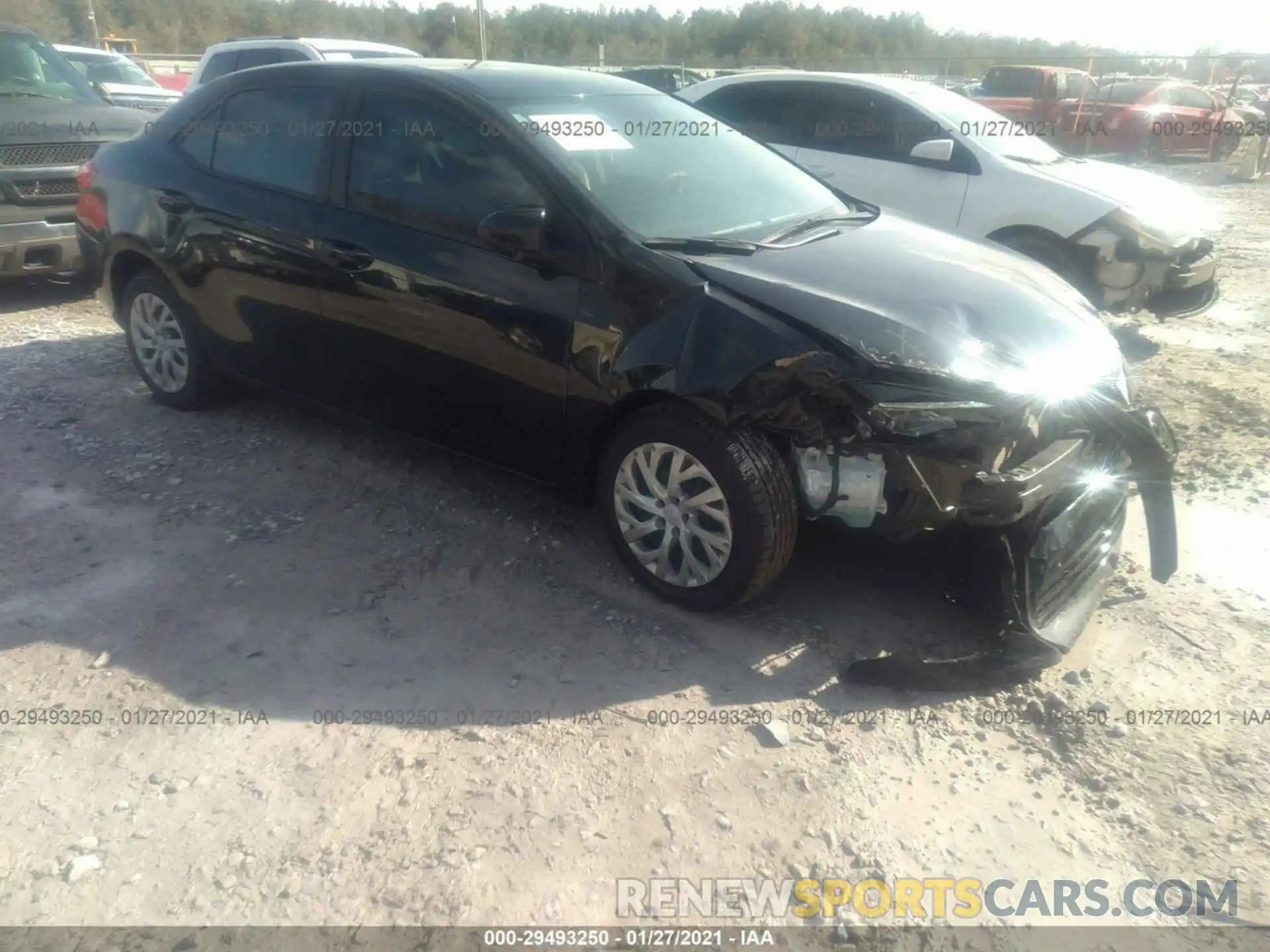 1 Photograph of a damaged car 5YFBURHEXKP881624 TOYOTA COROLLA 2019