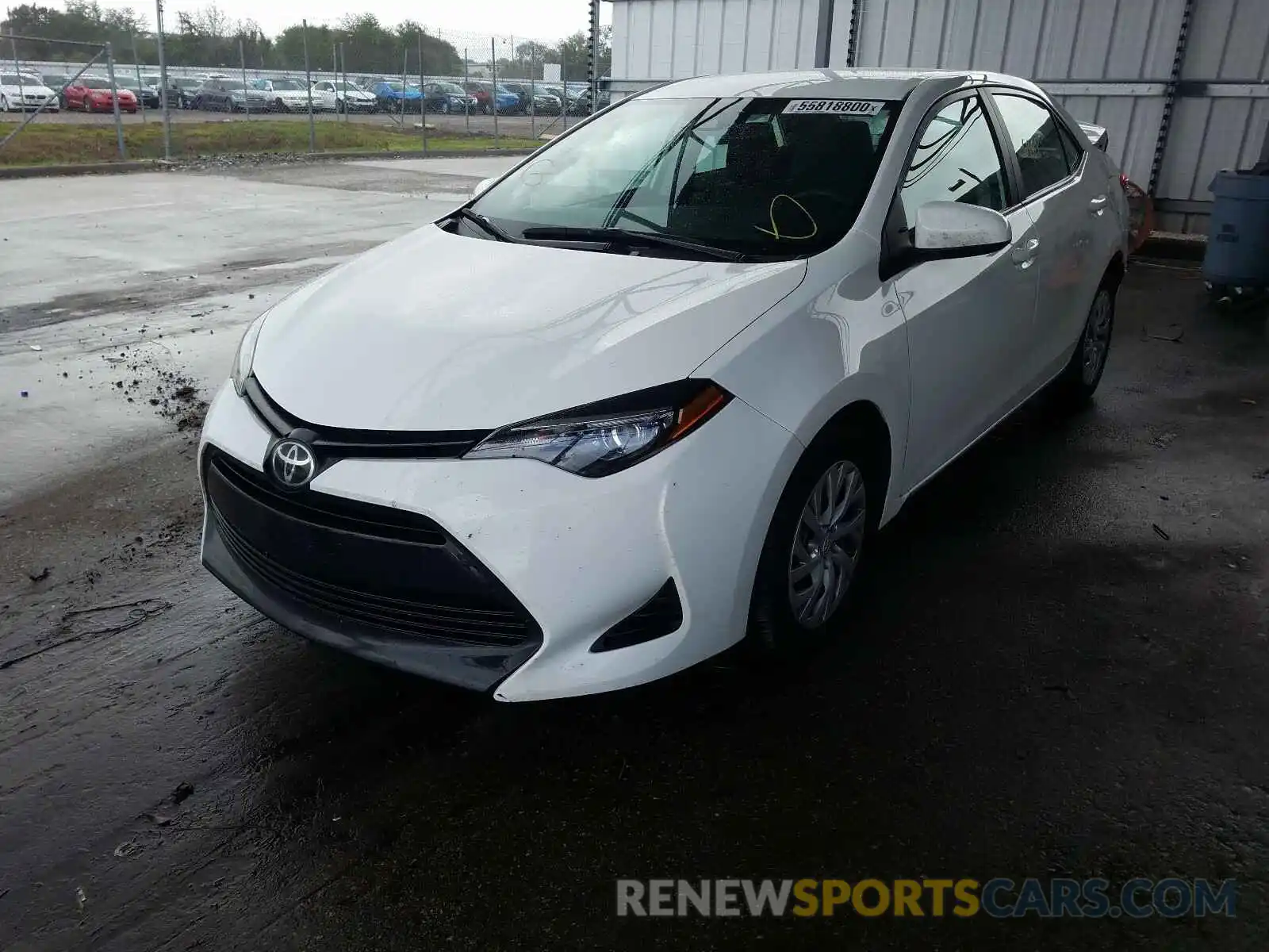 2 Photograph of a damaged car 5YFBURHEXKP881820 TOYOTA COROLLA 2019