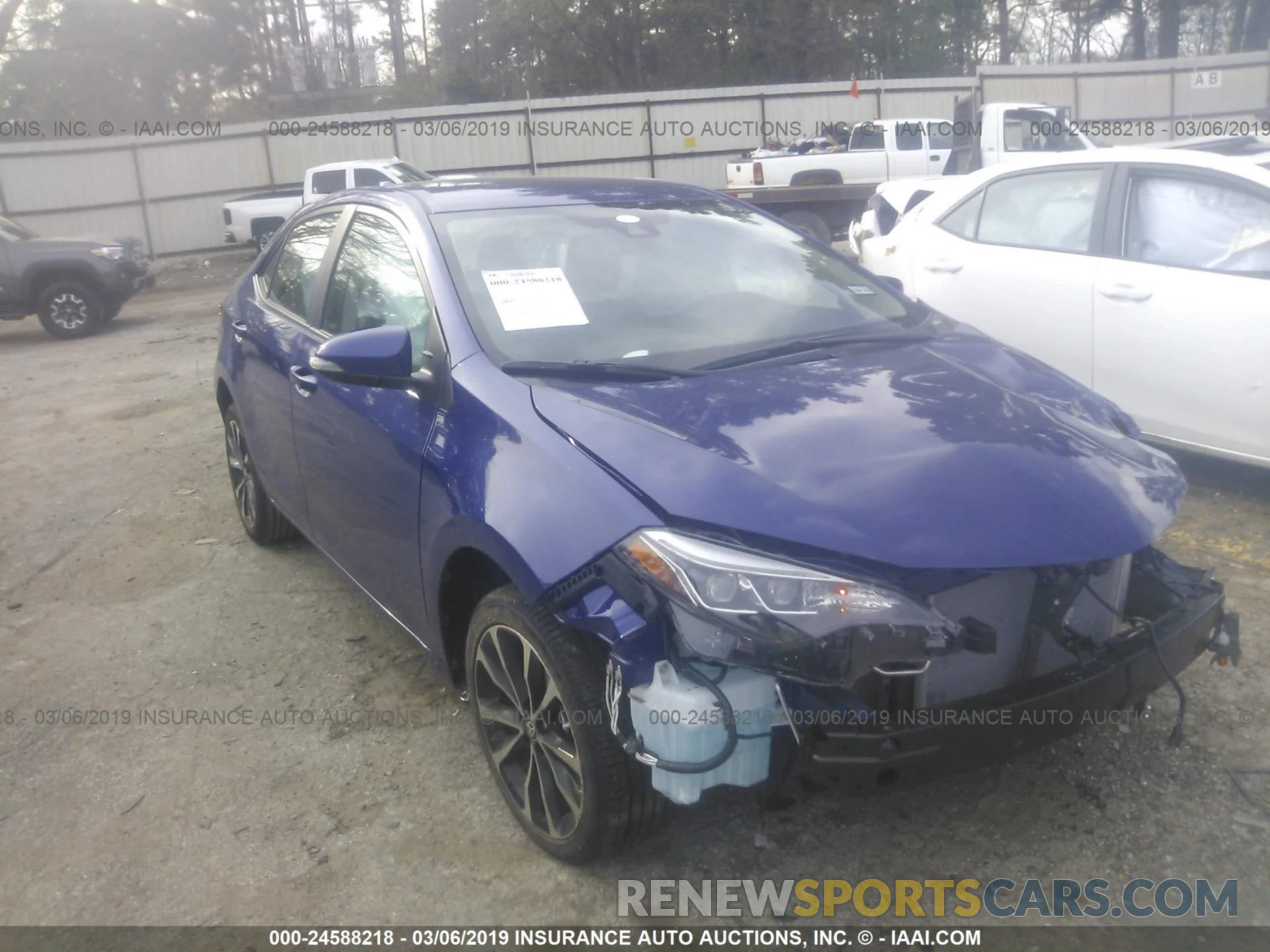 1 Photograph of a damaged car 5YFBURHEXKP882966 TOYOTA COROLLA 2019