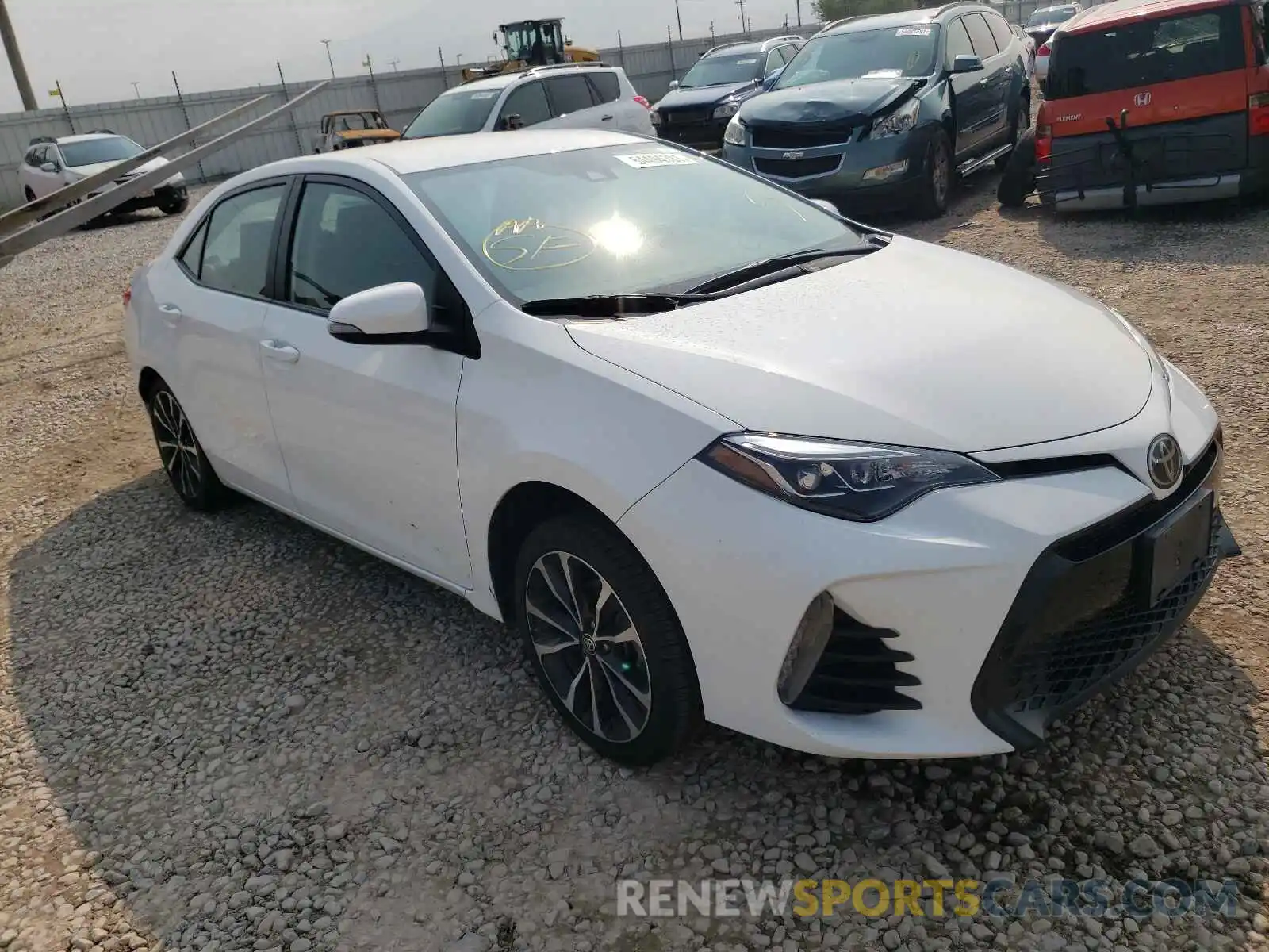 1 Photograph of a damaged car 5YFBURHEXKP883129 TOYOTA COROLLA 2019