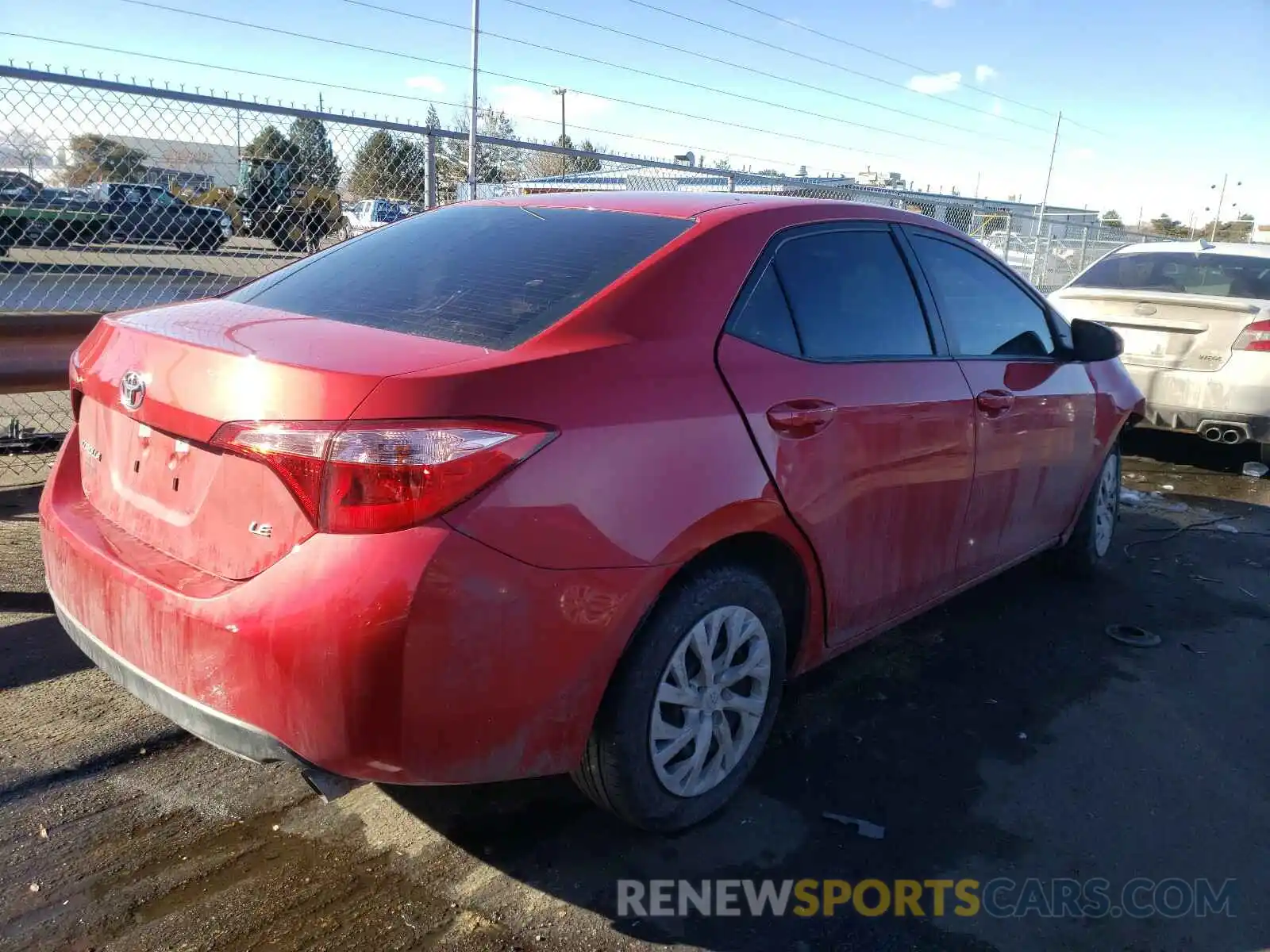 4 Photograph of a damaged car 5YFBURHEXKP883860 TOYOTA COROLLA 2019