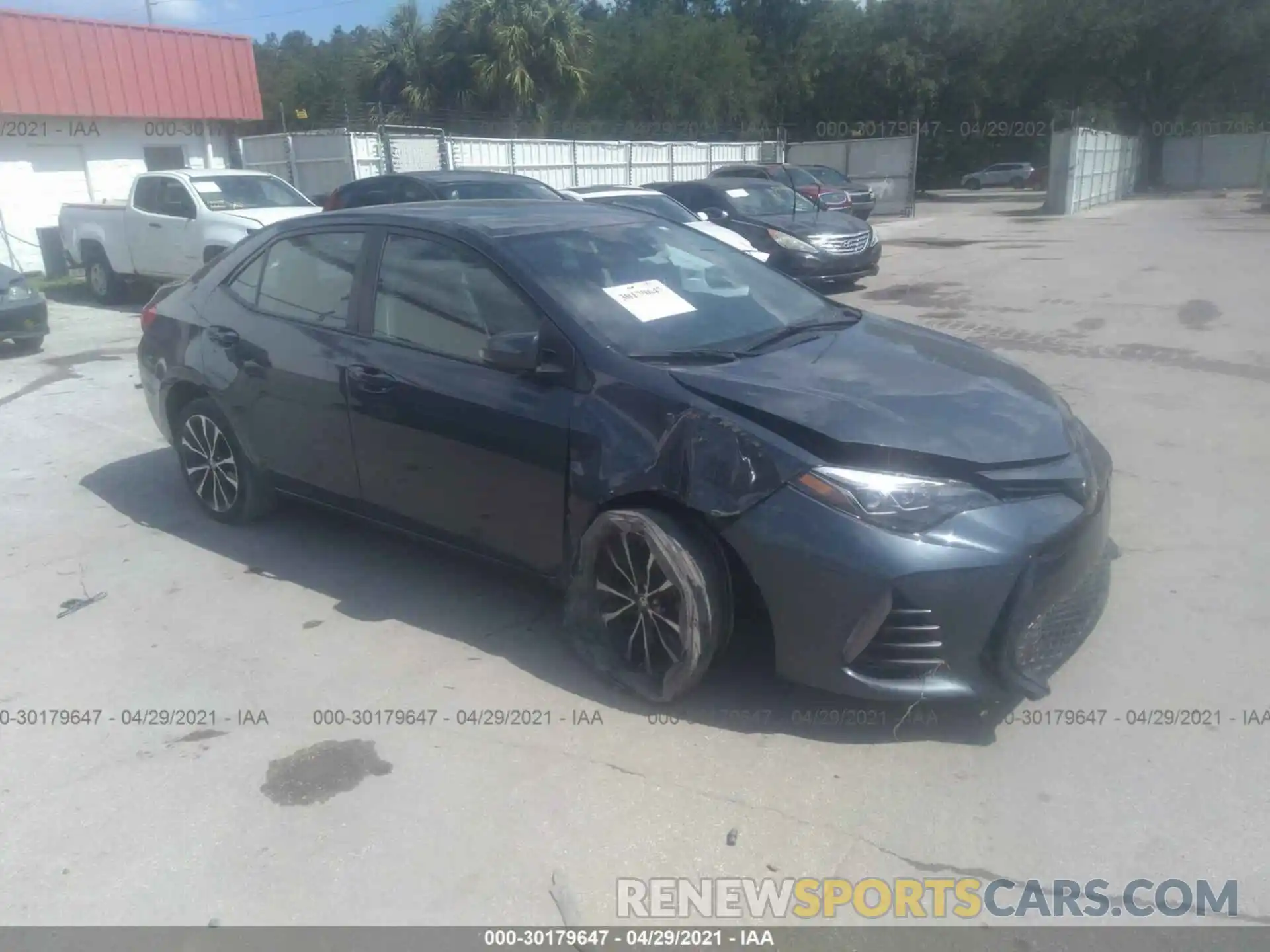 1 Photograph of a damaged car 5YFBURHEXKP883874 TOYOTA COROLLA 2019