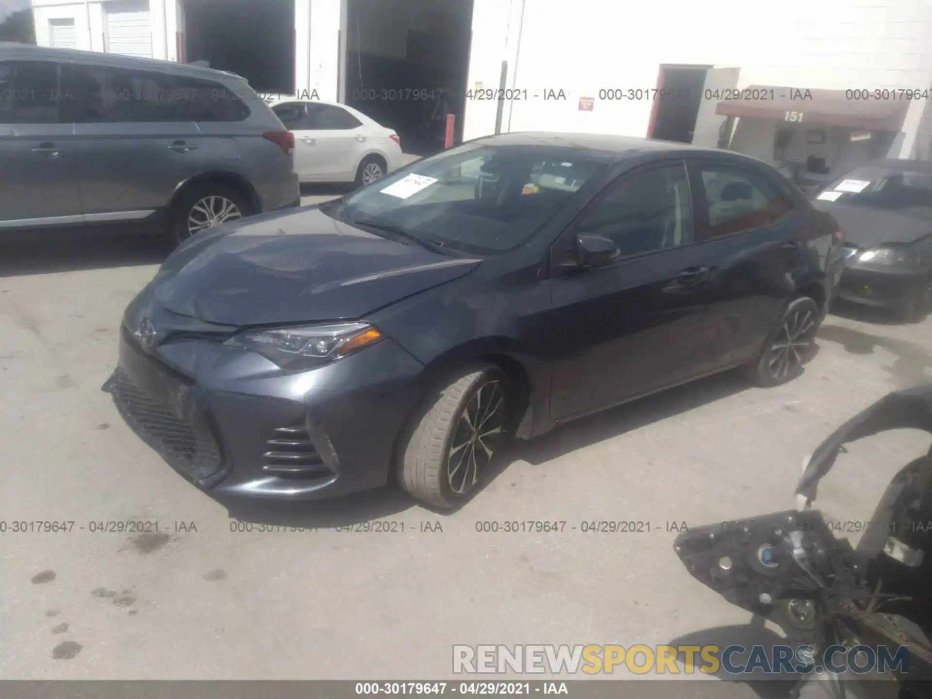 2 Photograph of a damaged car 5YFBURHEXKP883874 TOYOTA COROLLA 2019