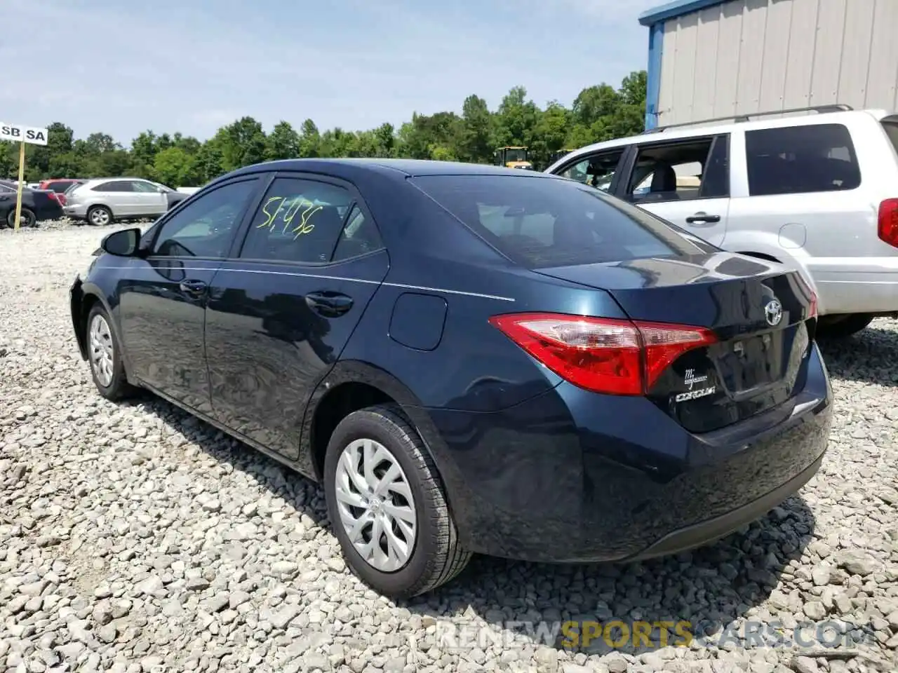 3 Photograph of a damaged car 5YFBURHEXKP884491 TOYOTA COROLLA 2019