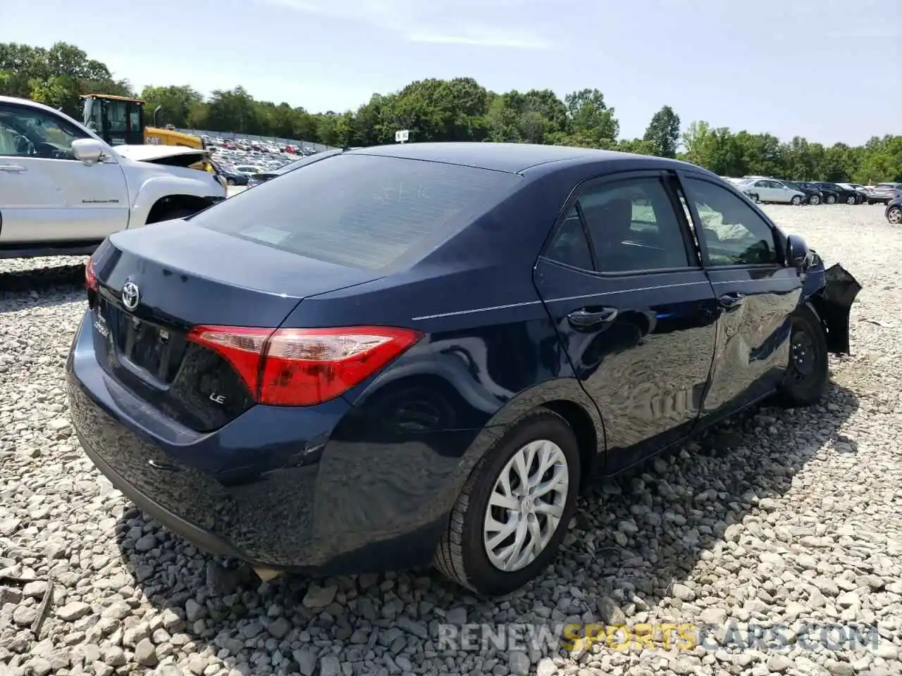 4 Photograph of a damaged car 5YFBURHEXKP884491 TOYOTA COROLLA 2019