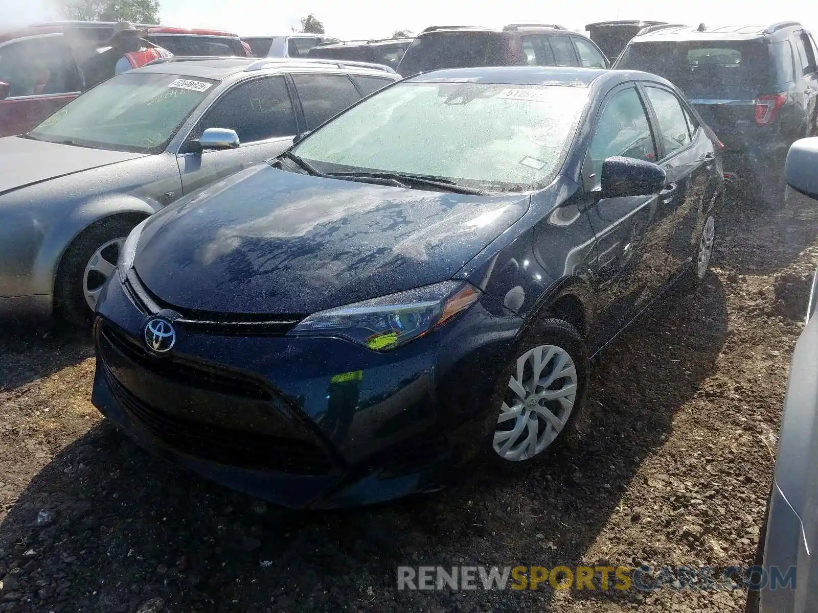 2 Photograph of a damaged car 5YFBURHEXKP884748 TOYOTA COROLLA 2019