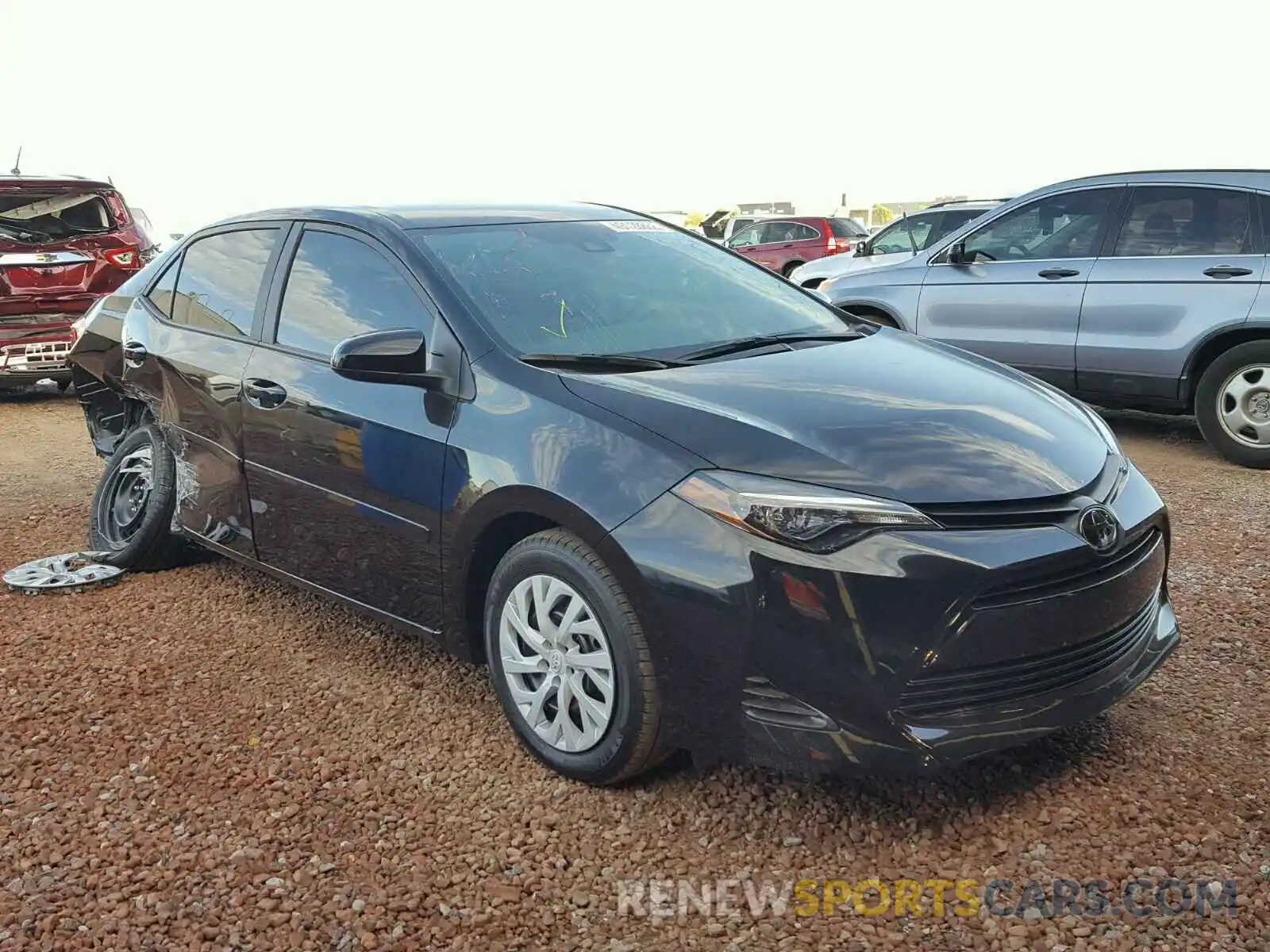 1 Photograph of a damaged car 5YFBURHEXKP884815 TOYOTA COROLLA 2019