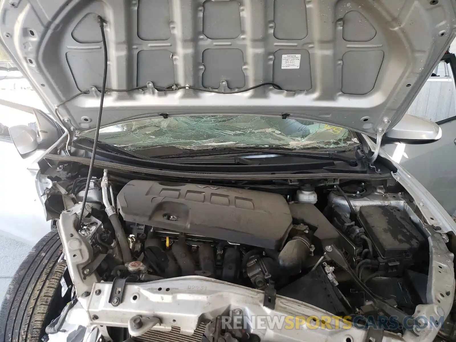 7 Photograph of a damaged car 5YFBURHEXKP885298 TOYOTA COROLLA 2019