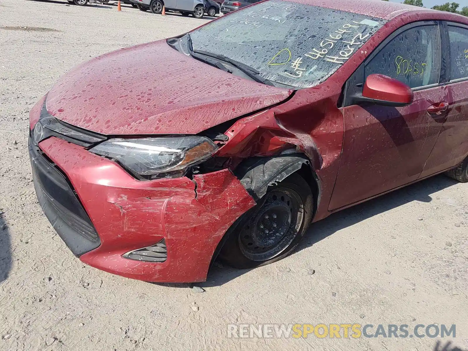 9 Photograph of a damaged car 5YFBURHEXKP885432 TOYOTA COROLLA 2019