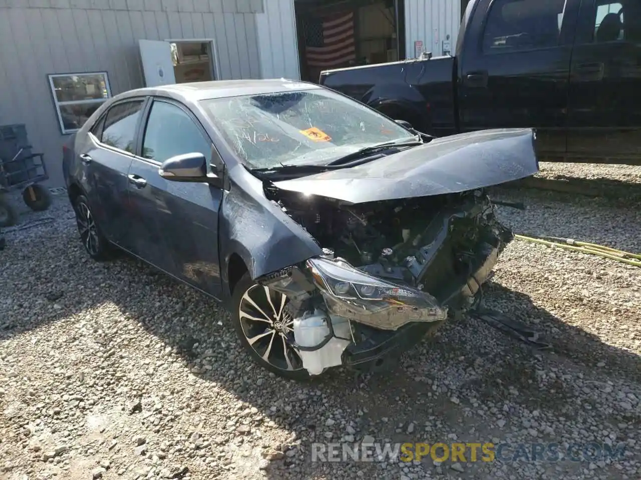 1 Photograph of a damaged car 5YFBURHEXKP885804 TOYOTA COROLLA 2019