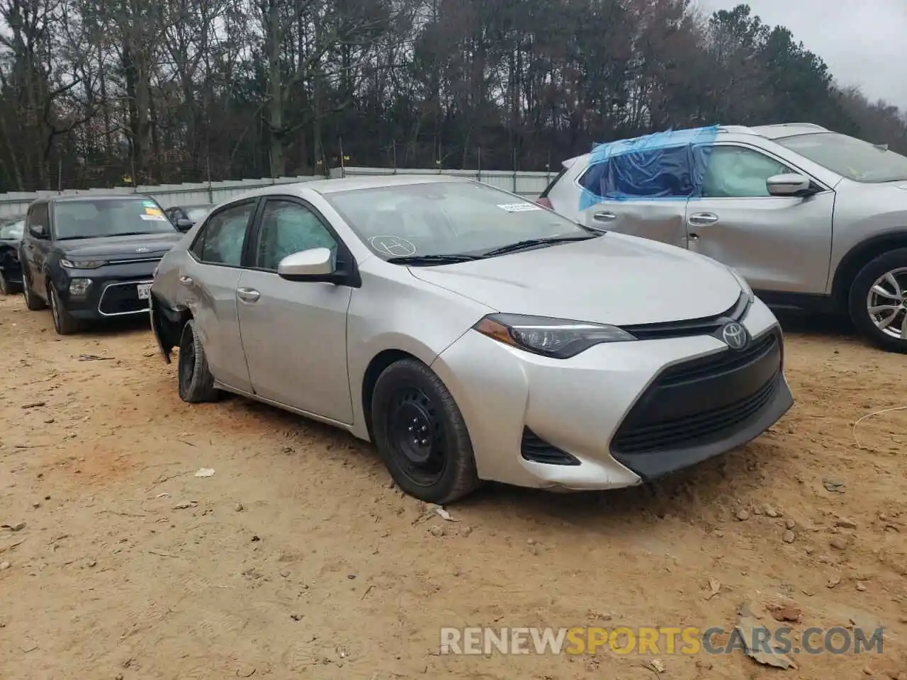 1 Photograph of a damaged car 5YFBURHEXKP886600 TOYOTA COROLLA 2019