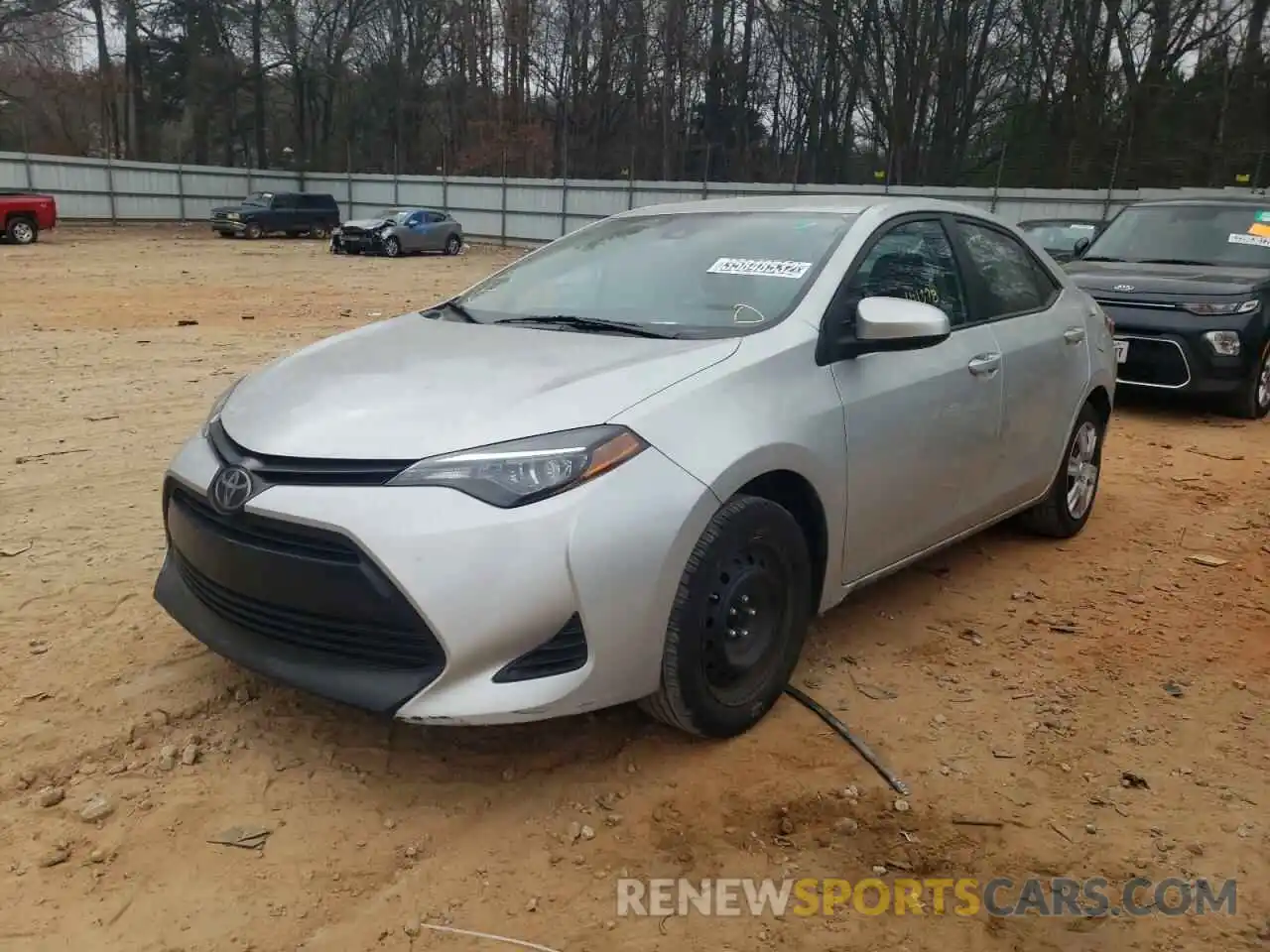 2 Photograph of a damaged car 5YFBURHEXKP886600 TOYOTA COROLLA 2019