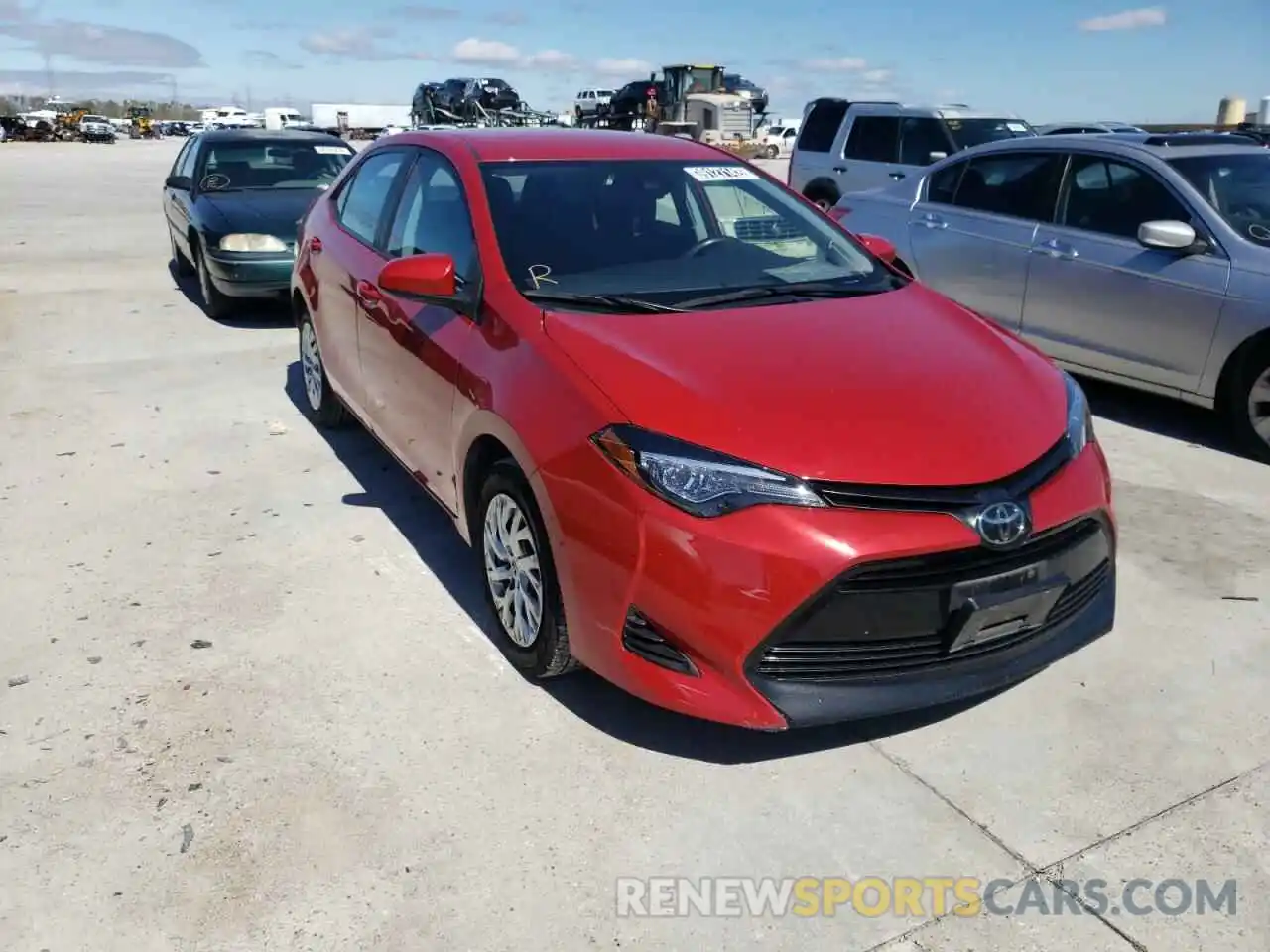 1 Photograph of a damaged car 5YFBURHEXKP886953 TOYOTA COROLLA 2019